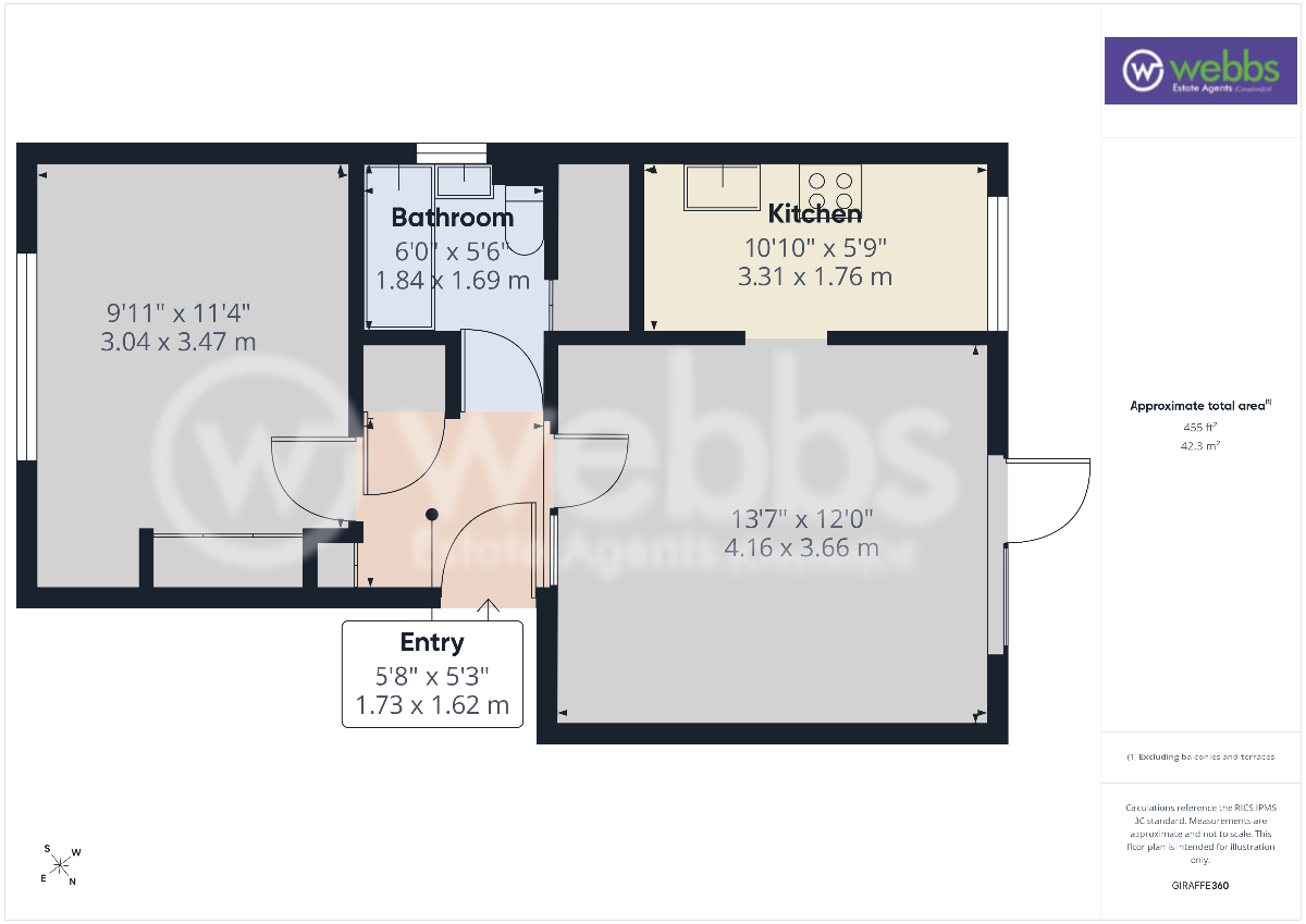 112 Holmbury Grove, Croydon floorplan