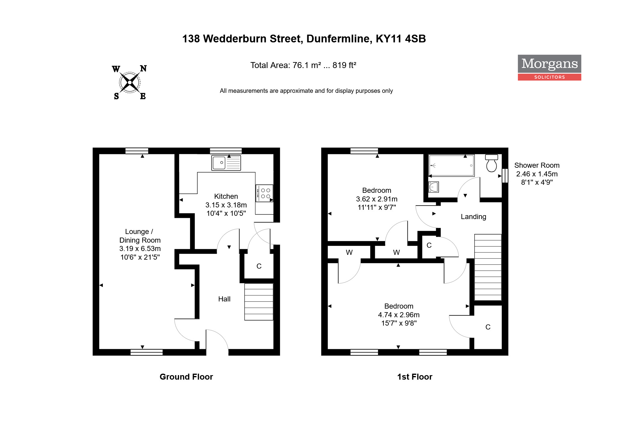 138, Wedderburn Street, Dunfermline floorplan