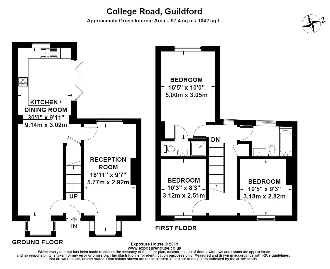16, College Road, Surrey floorplan