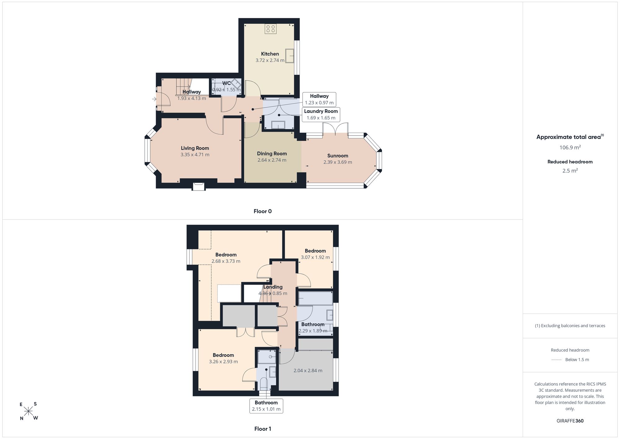 87 Cedar Drive, Jarrow floorplan