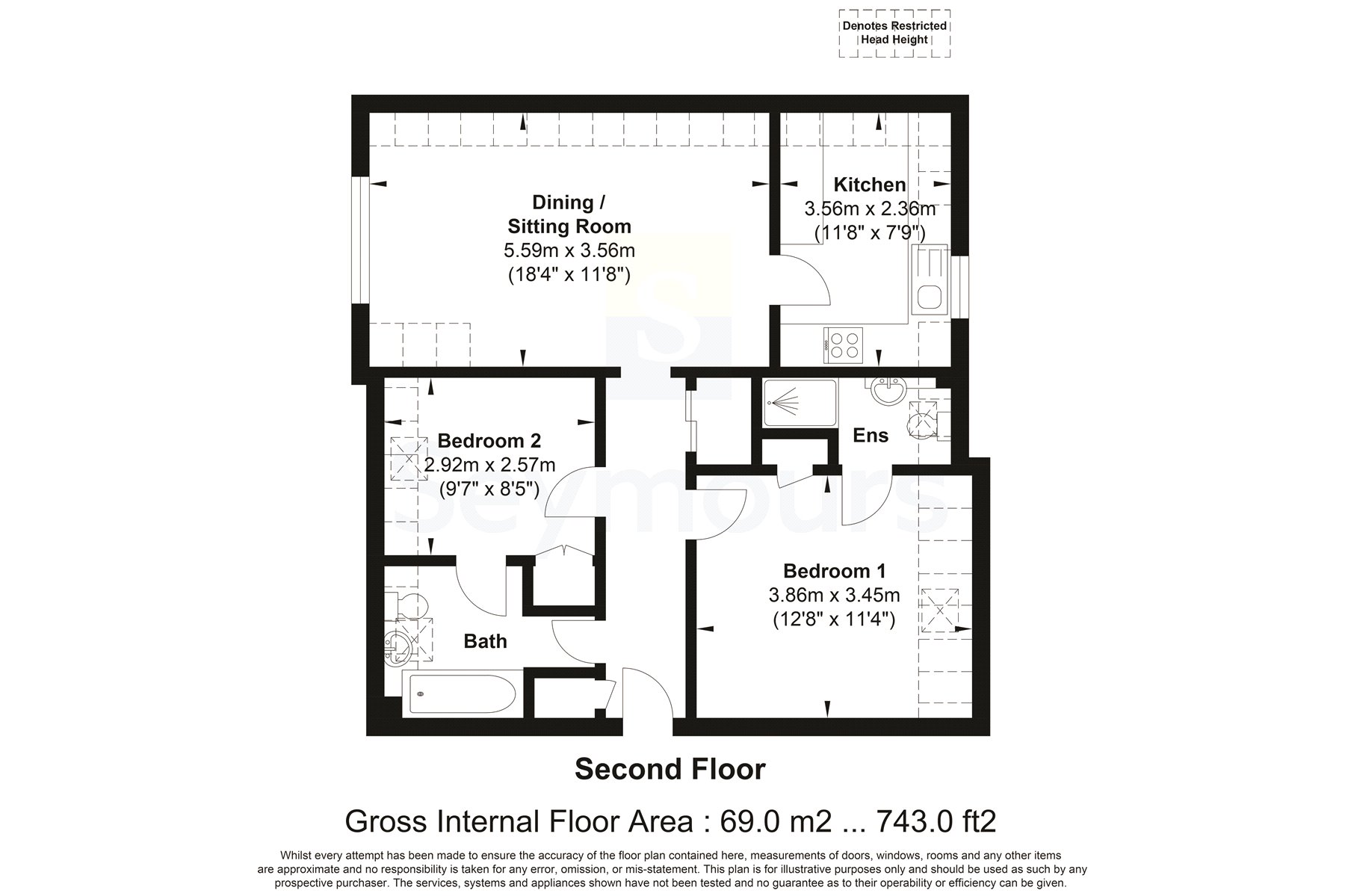 47, Century Court, Surrey floorplan