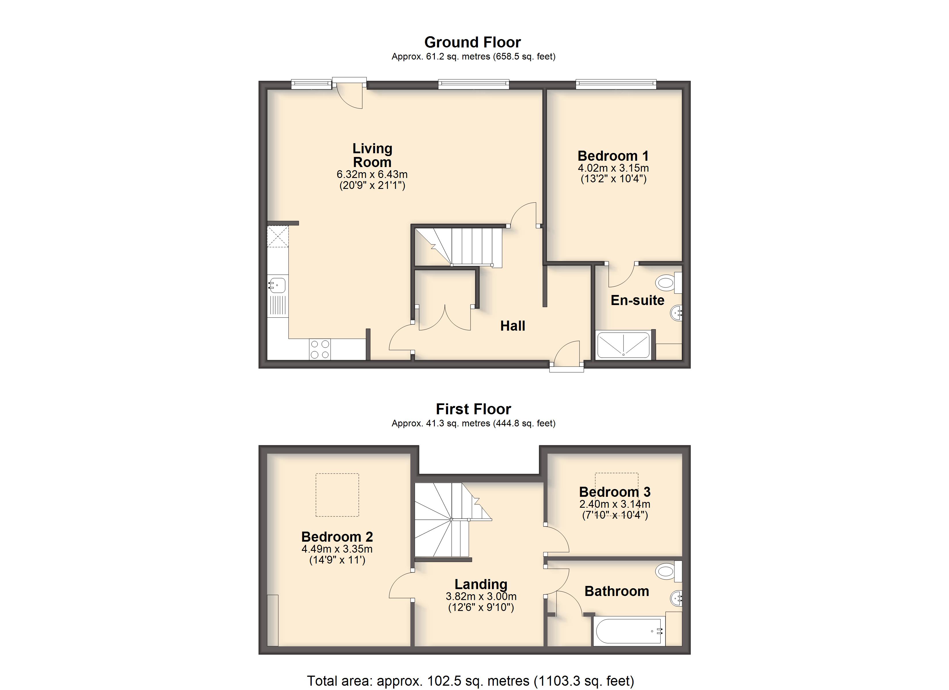 3 Bedrooms Flat for sale in Camlough Walk, Chesterfield S41