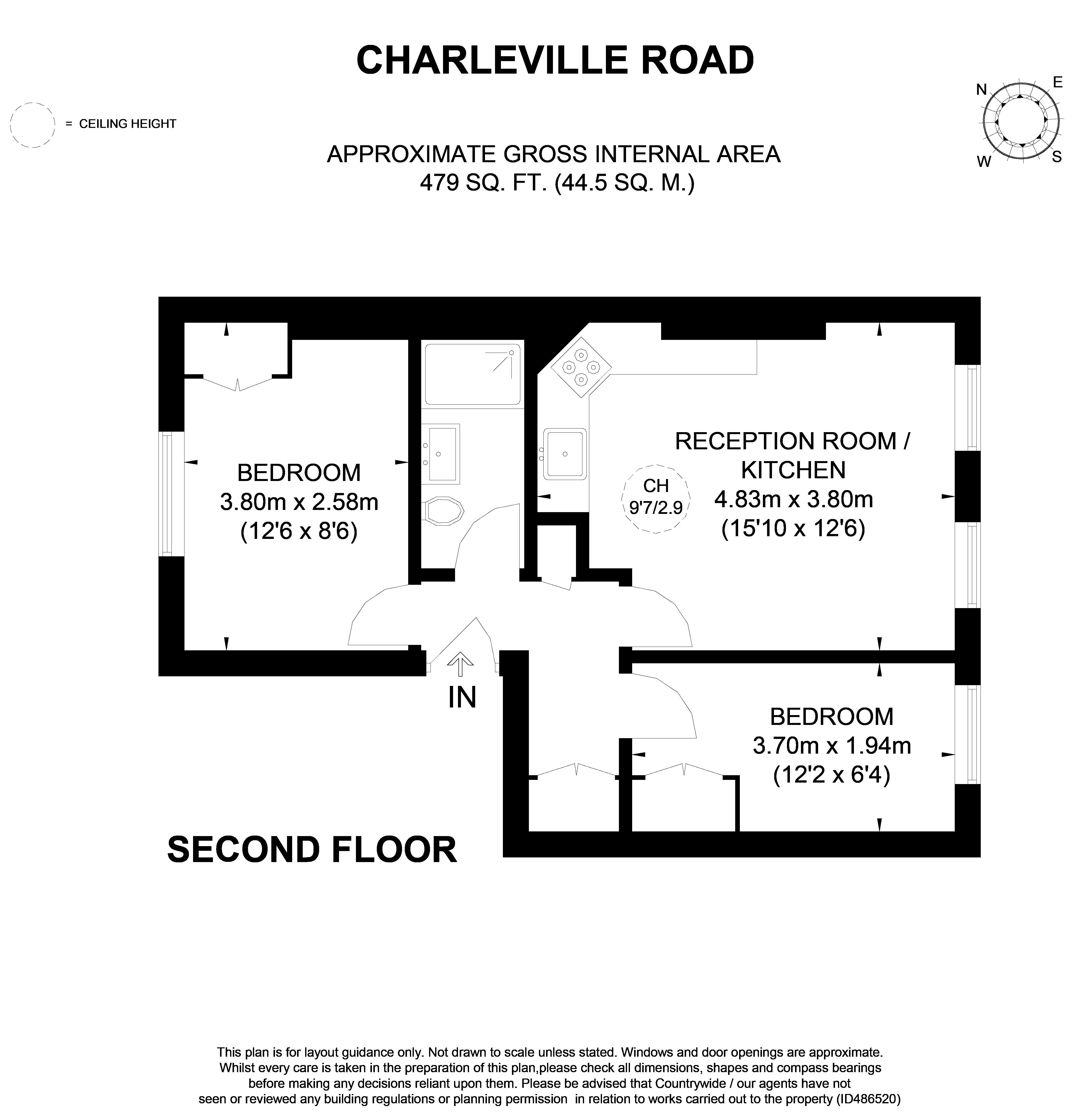 2 Bedrooms Flat to rent in Charleville Road, West Kensington W14