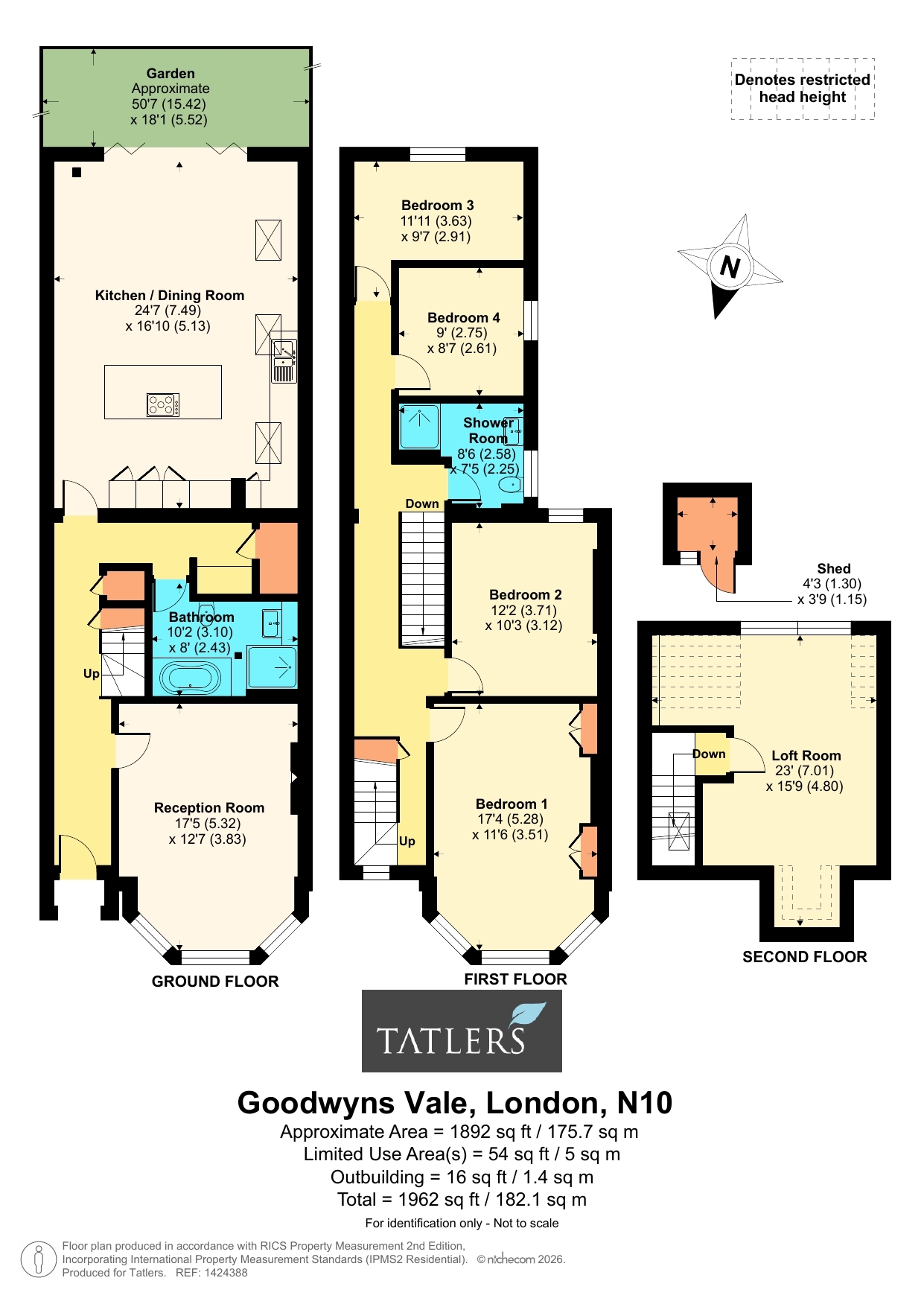 2, Goodwyns Vale, London floorplan