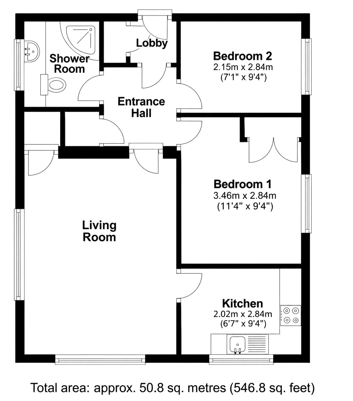 MARKETING CARD - 25,, Wheeler Court, Tilehurst floorplan