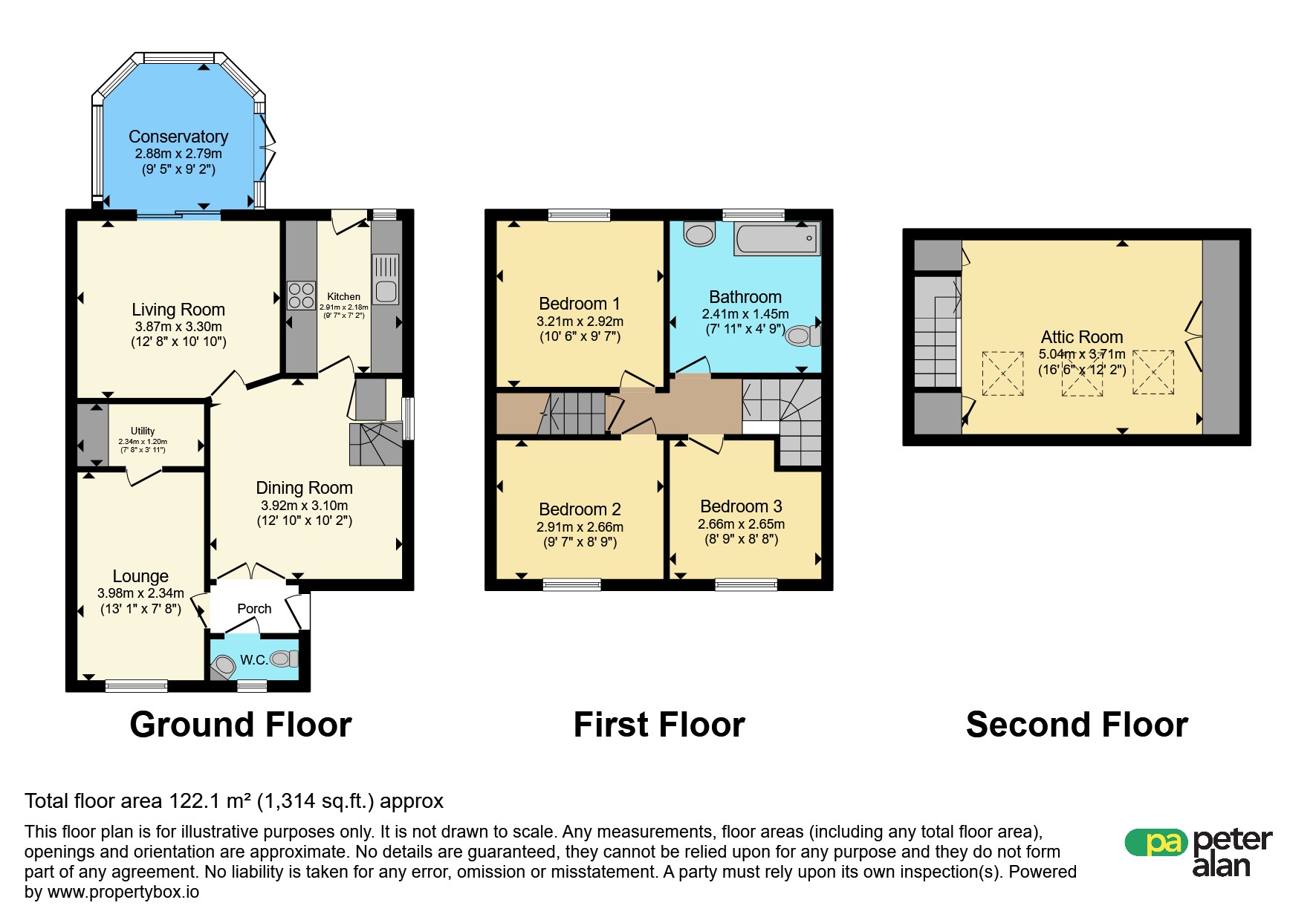 63, Blaise Place, Cardiff floorplan