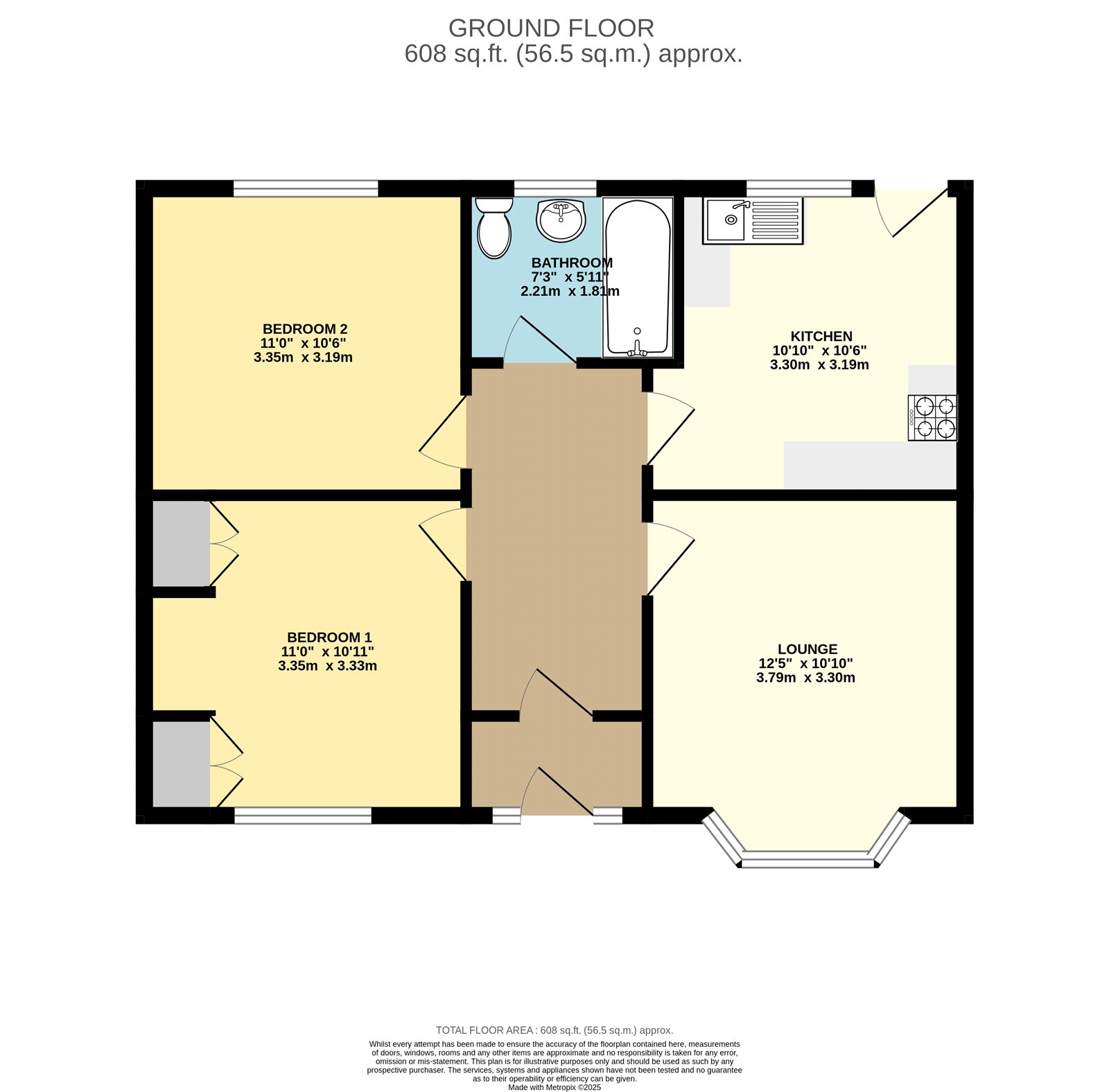 13, Eastfield, Grimsby floorplan