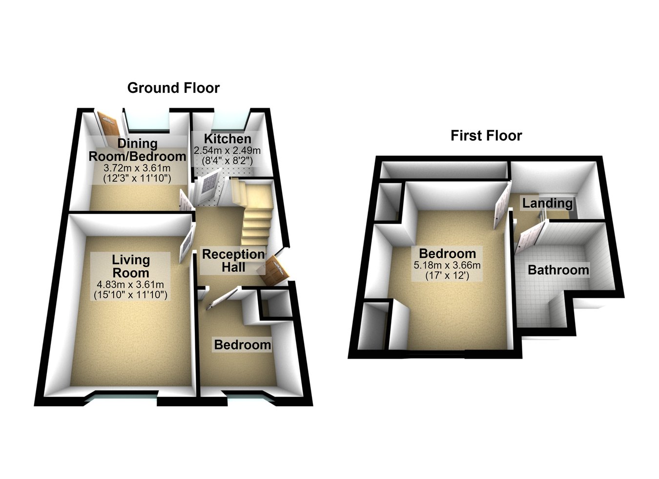 150, Caldercliffe Road, Huddersfield floorplan