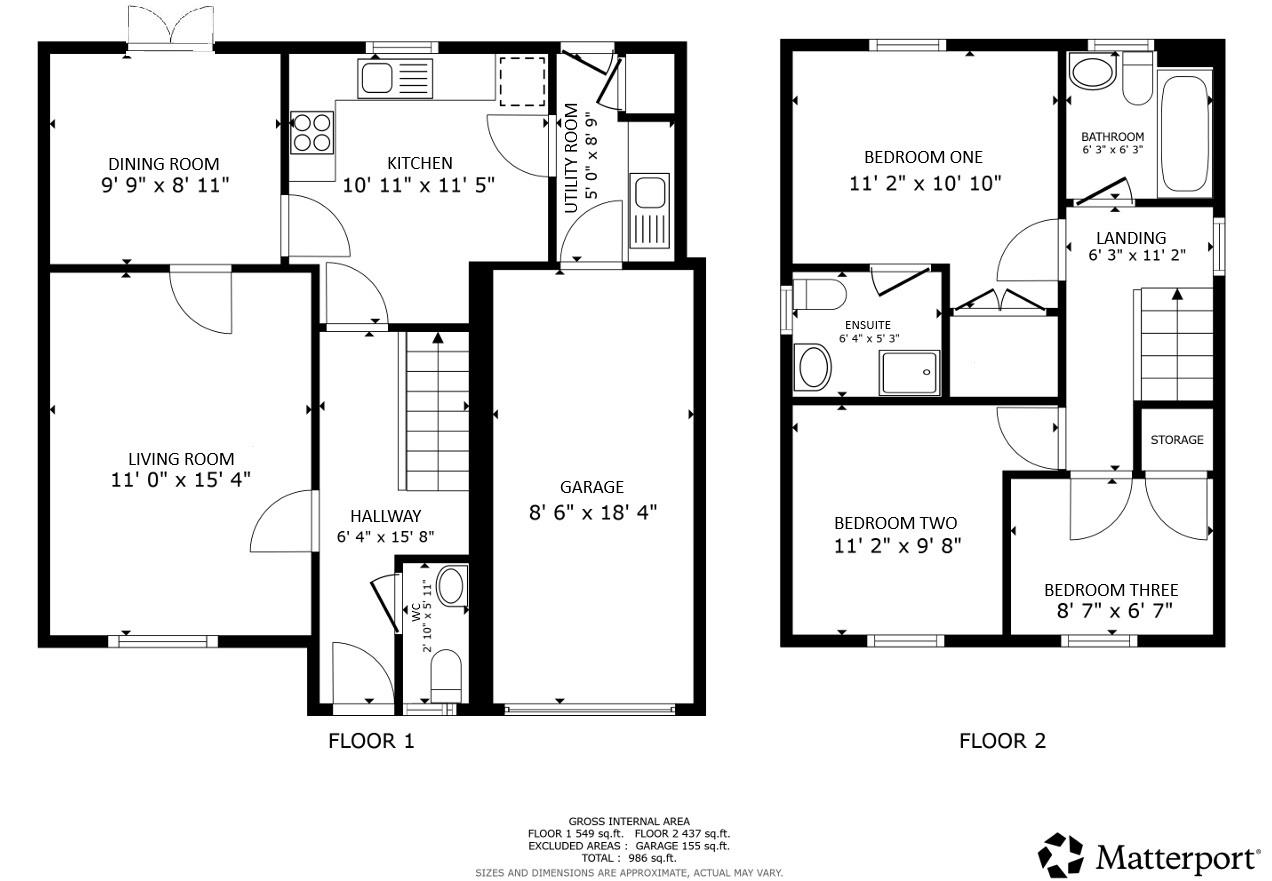 12, Derwyn Las, Caerphilly floorplan