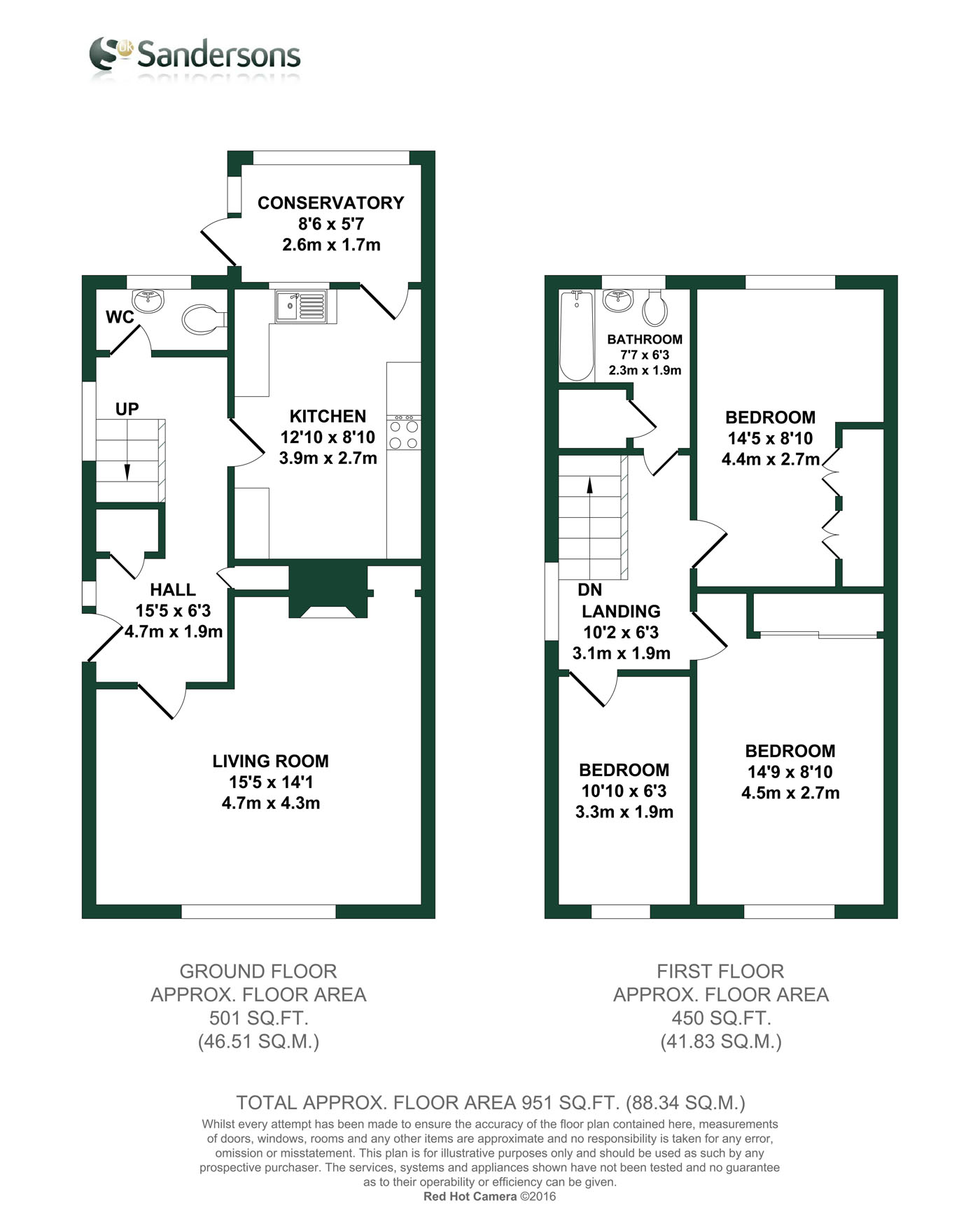 3 Bedrooms Semi-detached house to rent in Pembroke Road, Coxheath, Maidstone ME17