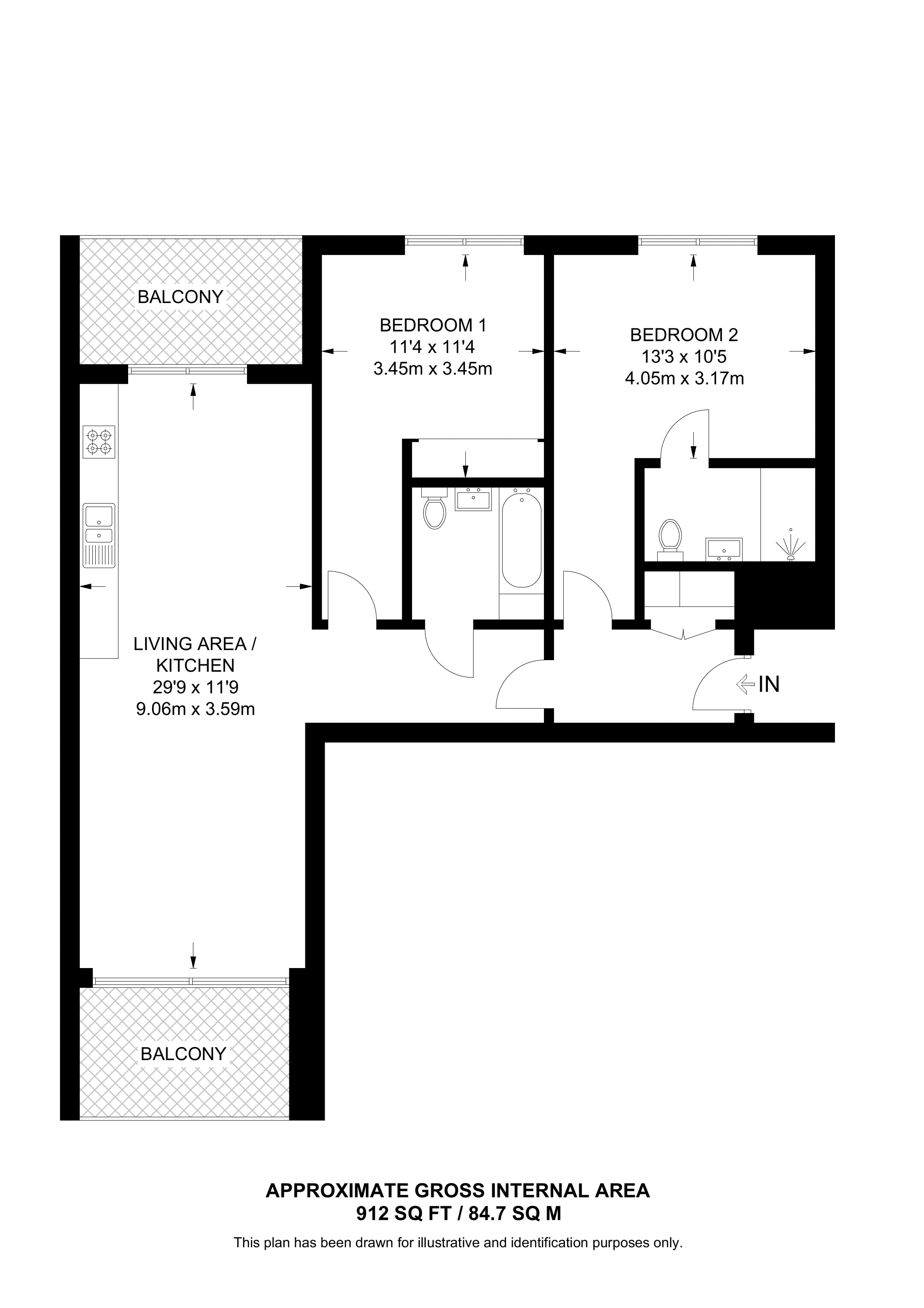 Royal Wharf, E16, Royal Docks floorplan