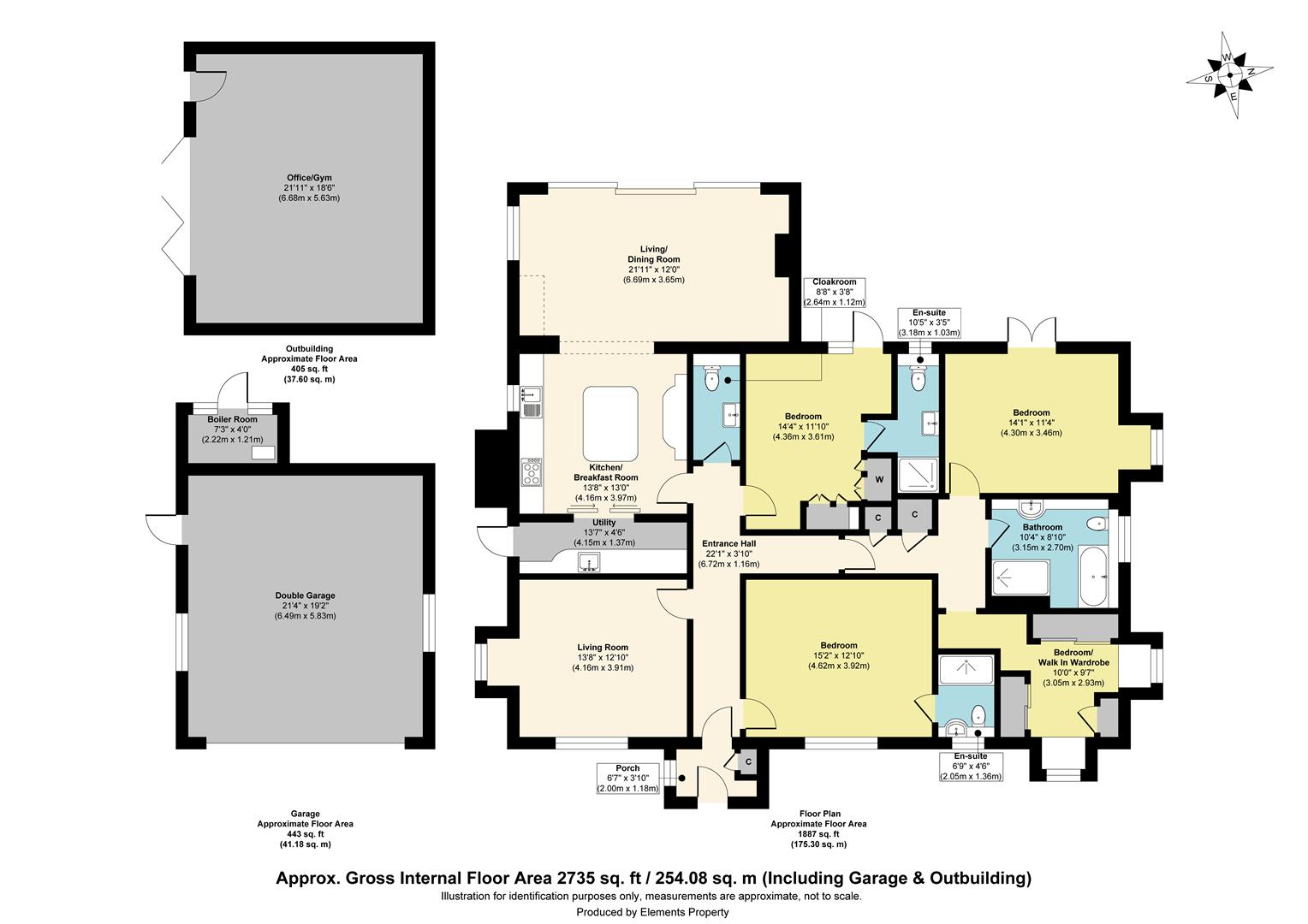 Crossways, Deal floorplan