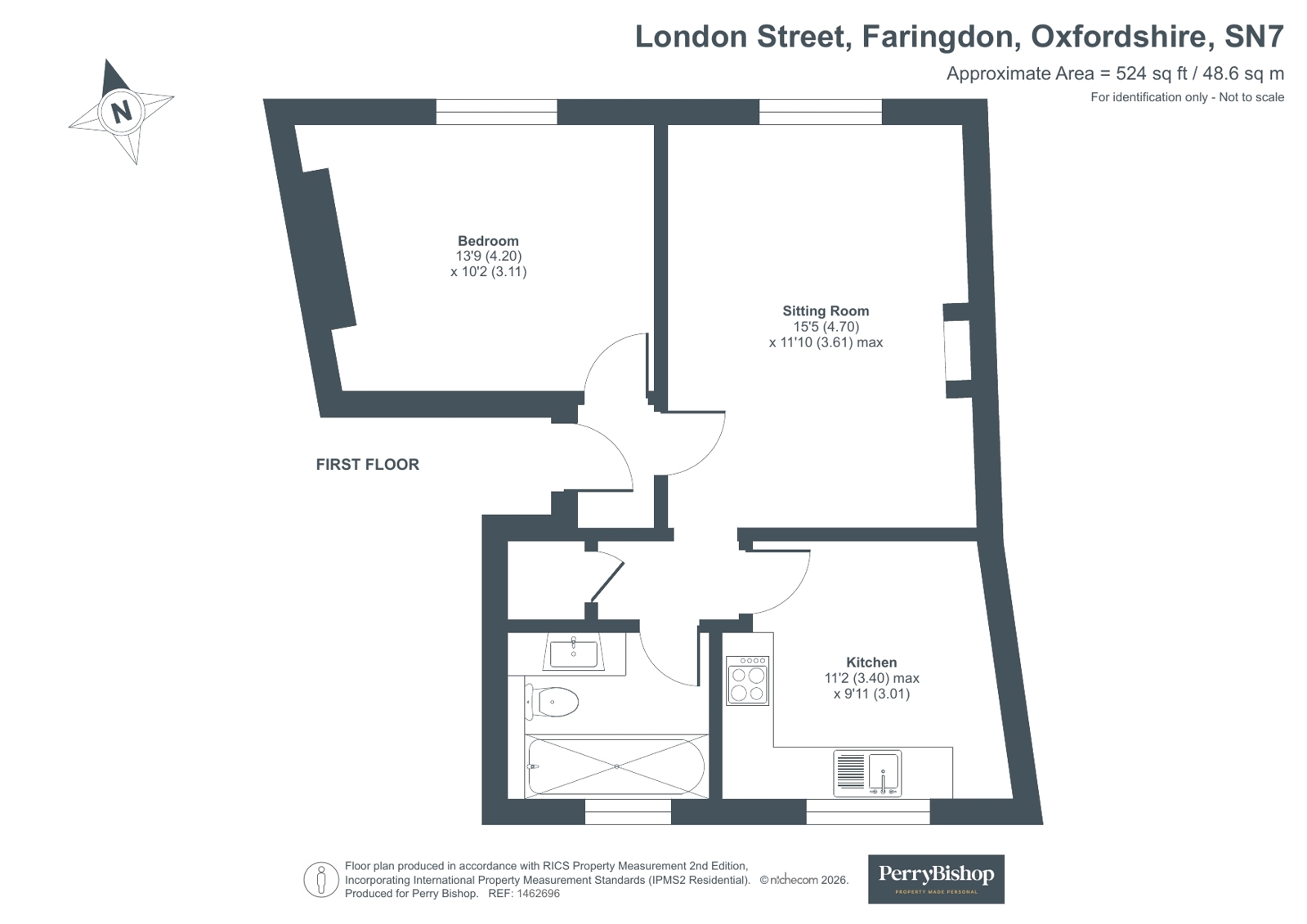 48B,, London Street, Oxfordshire floorplan