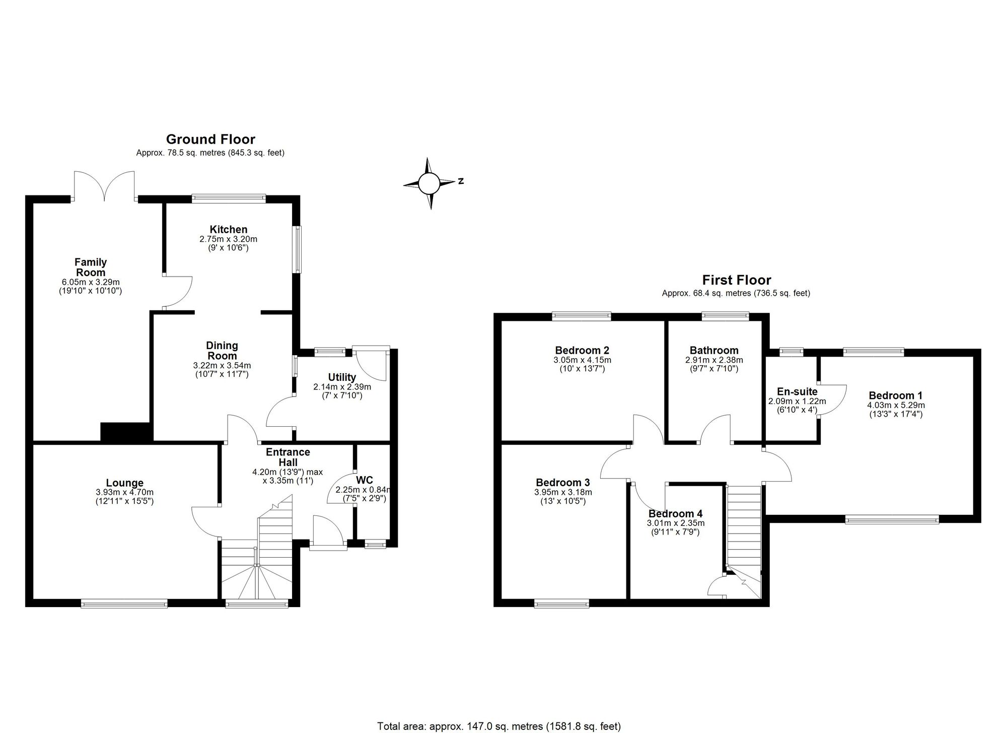 15 North Wood, Middlesbrough floorplan