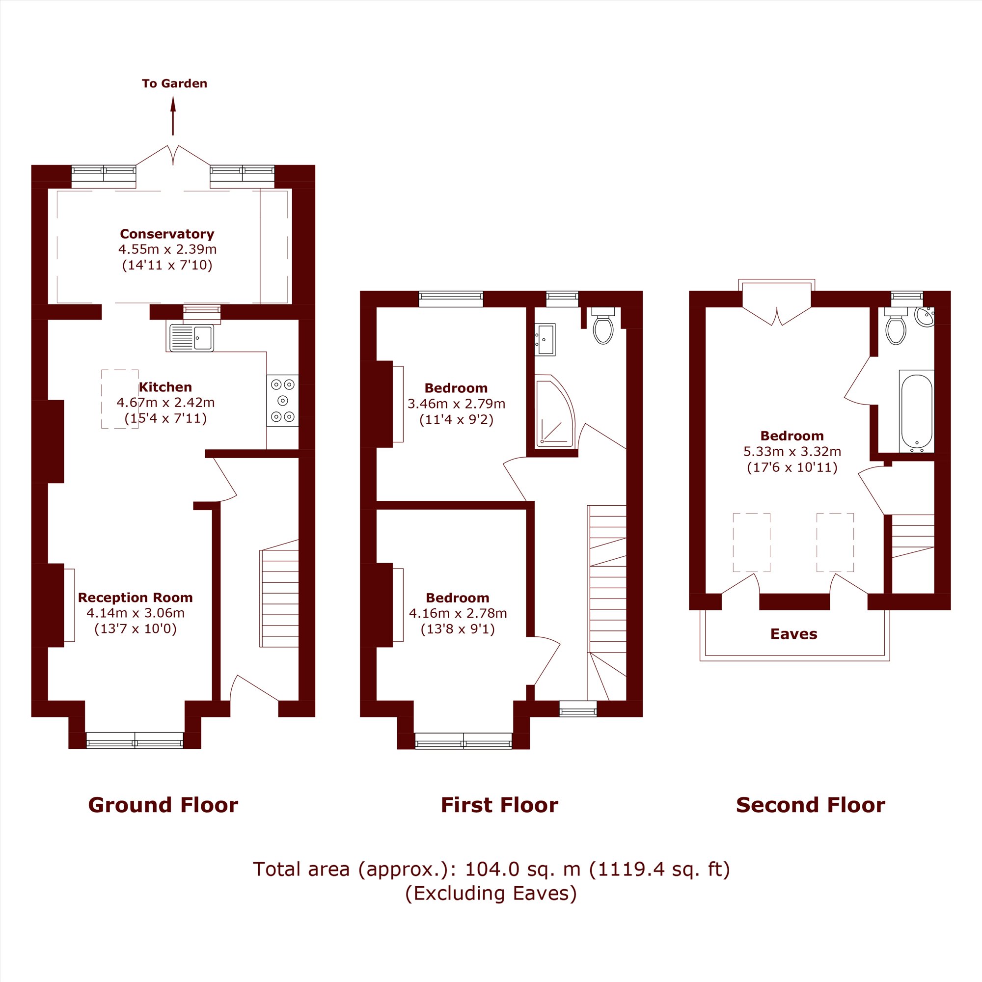 56, Dorien Road, London floorplan