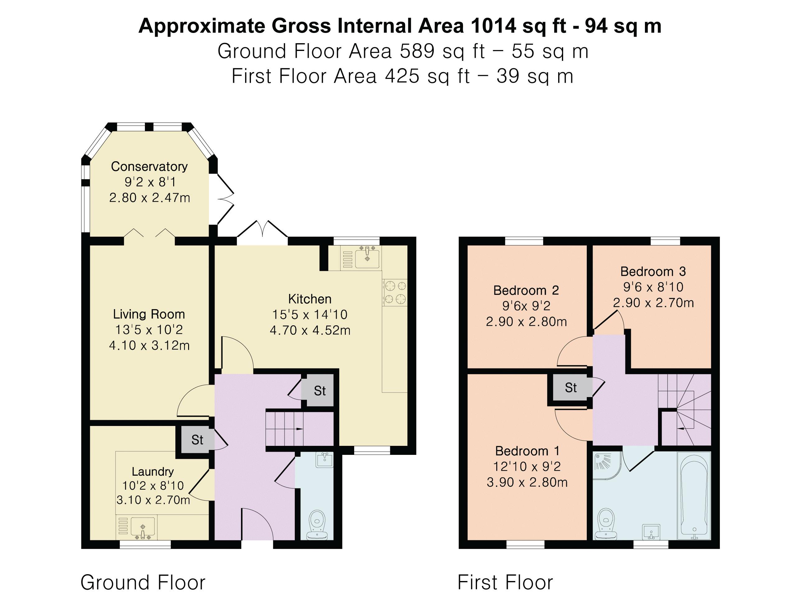 10, Hamilton Lane, Milton Keynes floorplan