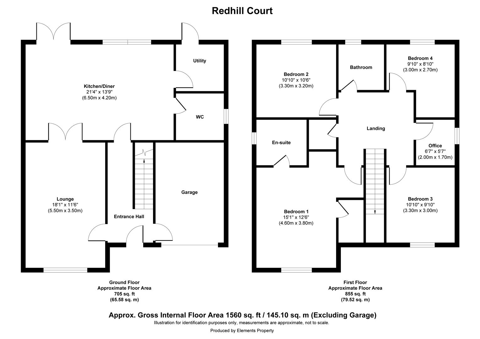 4, Redhill Court, Barnsley floorplan