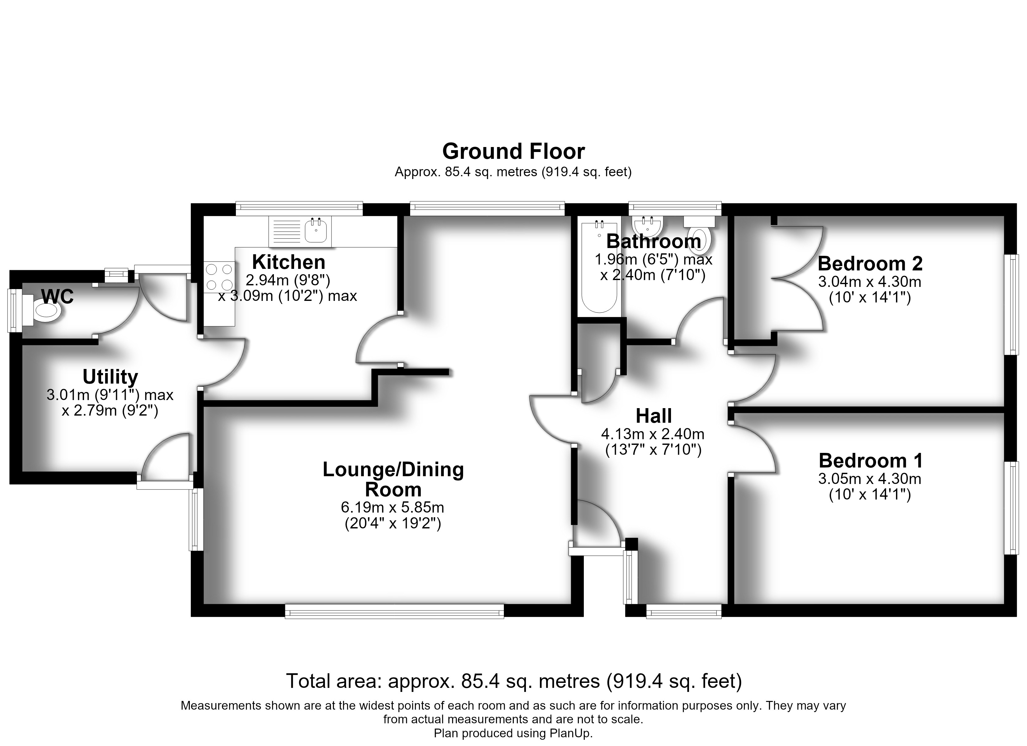 Ellesmere, Preston Gubbals Road, Shrewsbury floorplan