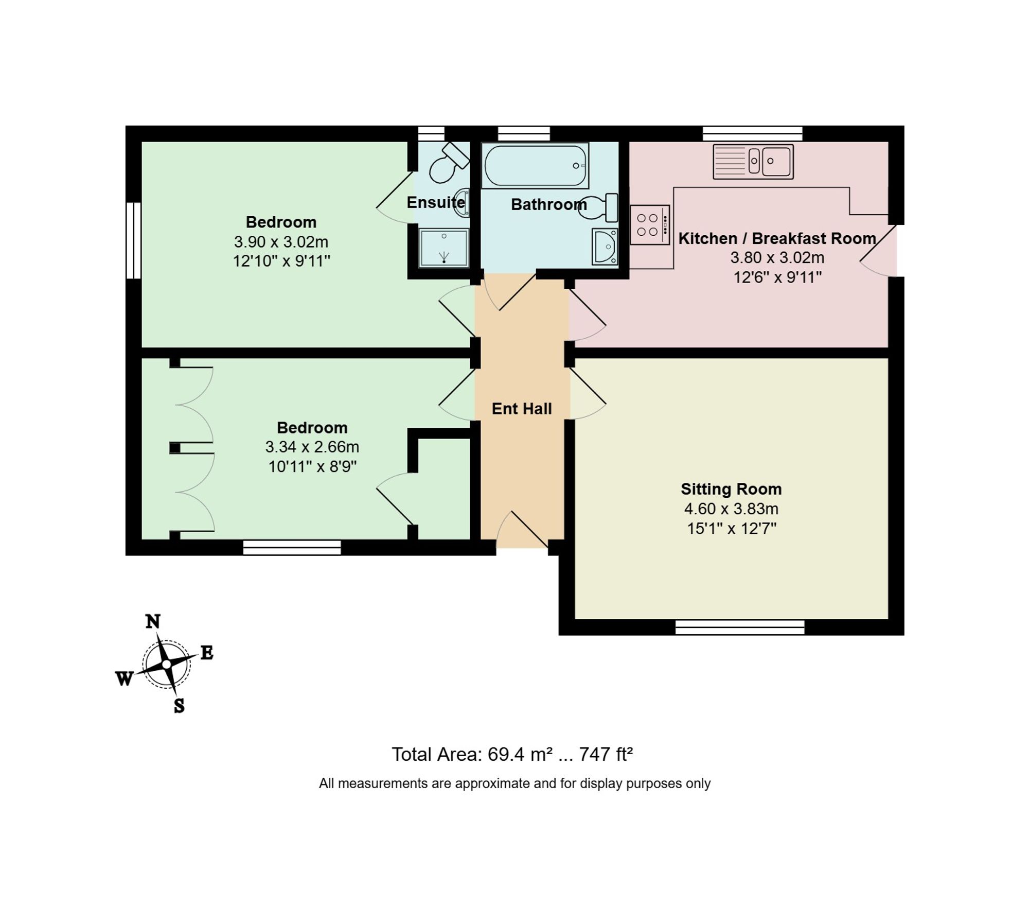 11a Red House Lane, Leiston floorplan