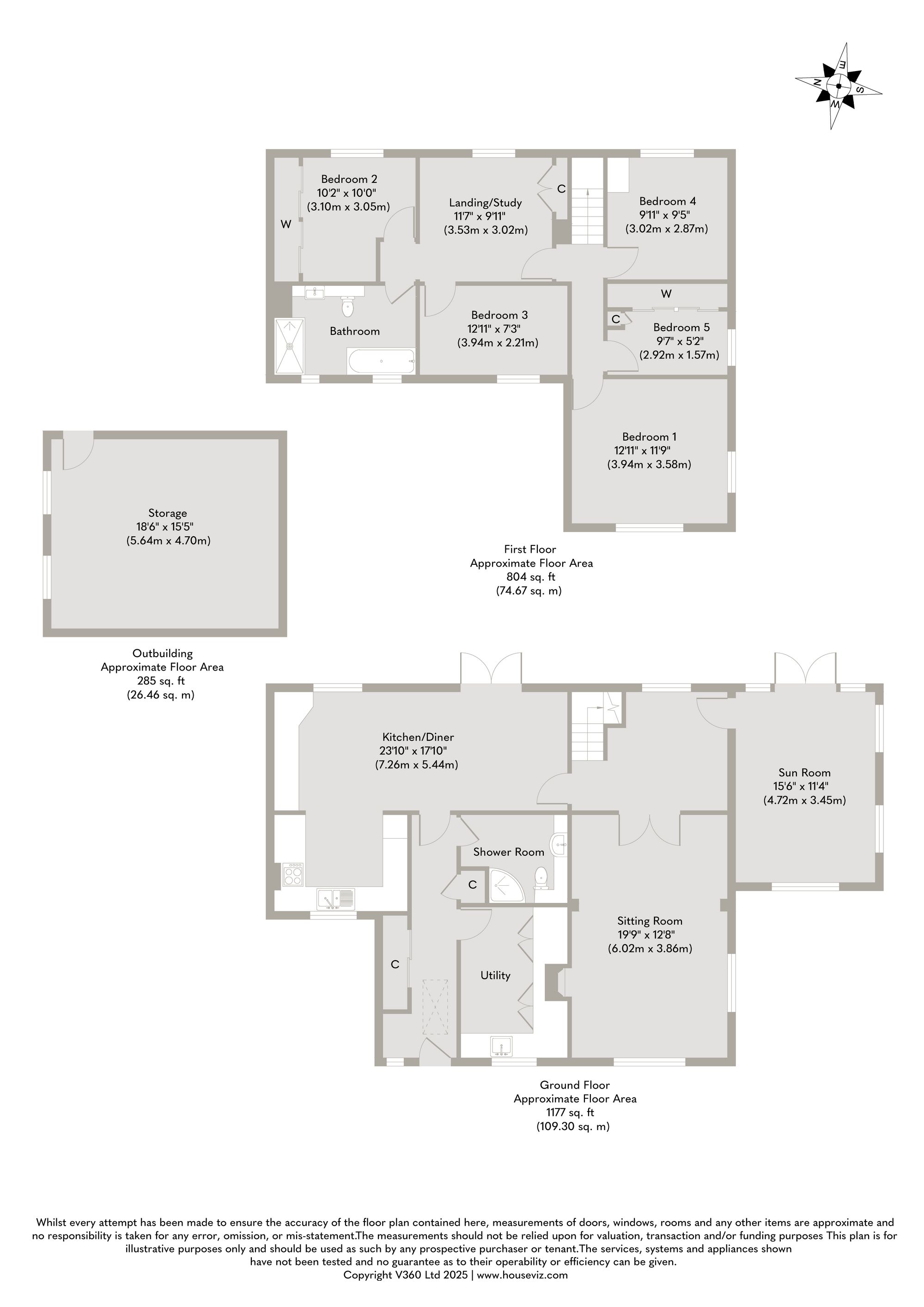 Blackdown Cottage, Rushmeadow Road, Dereham floorplan