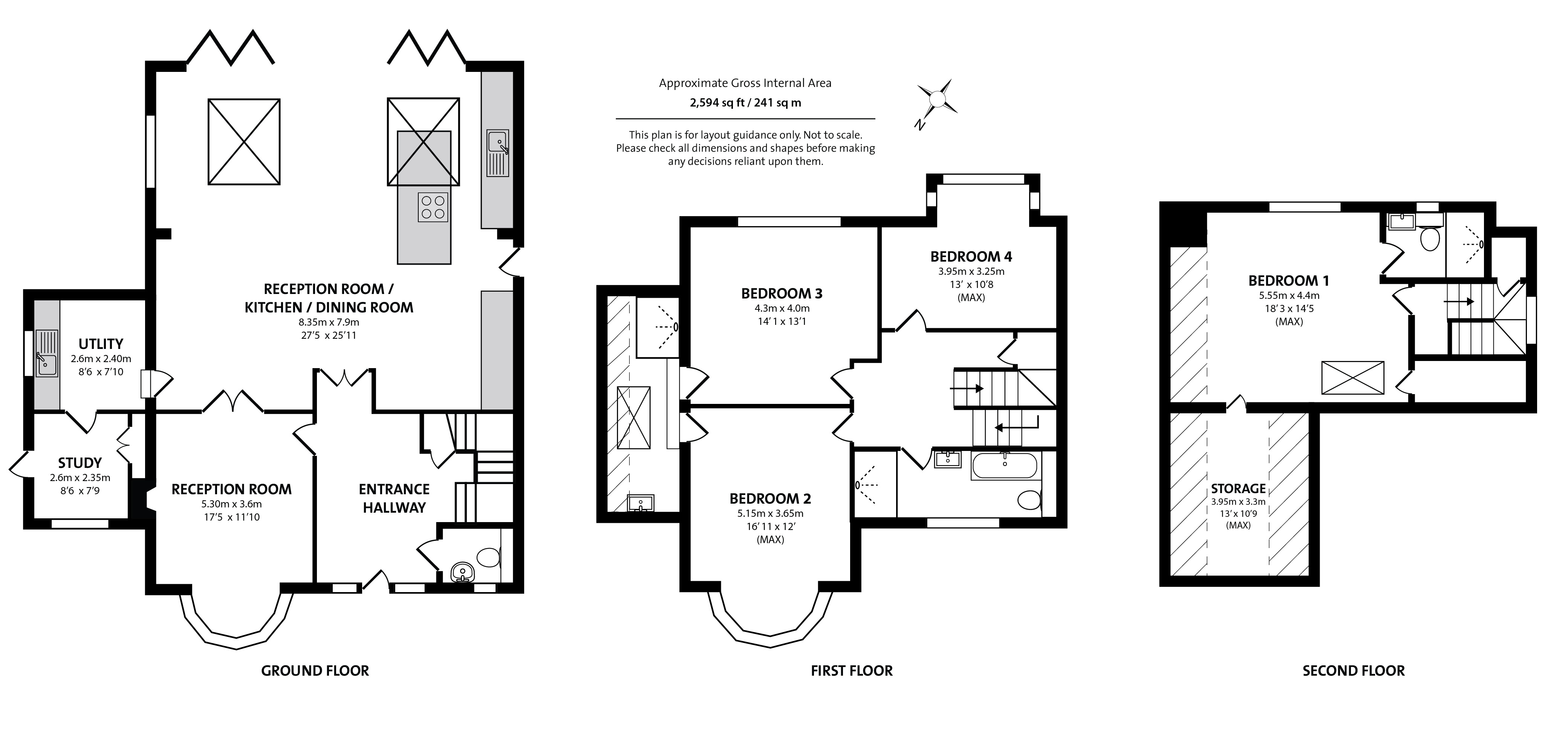 4 Bedrooms Detached house to rent in Cedars Gardens, Brighton, East Sussex BN1