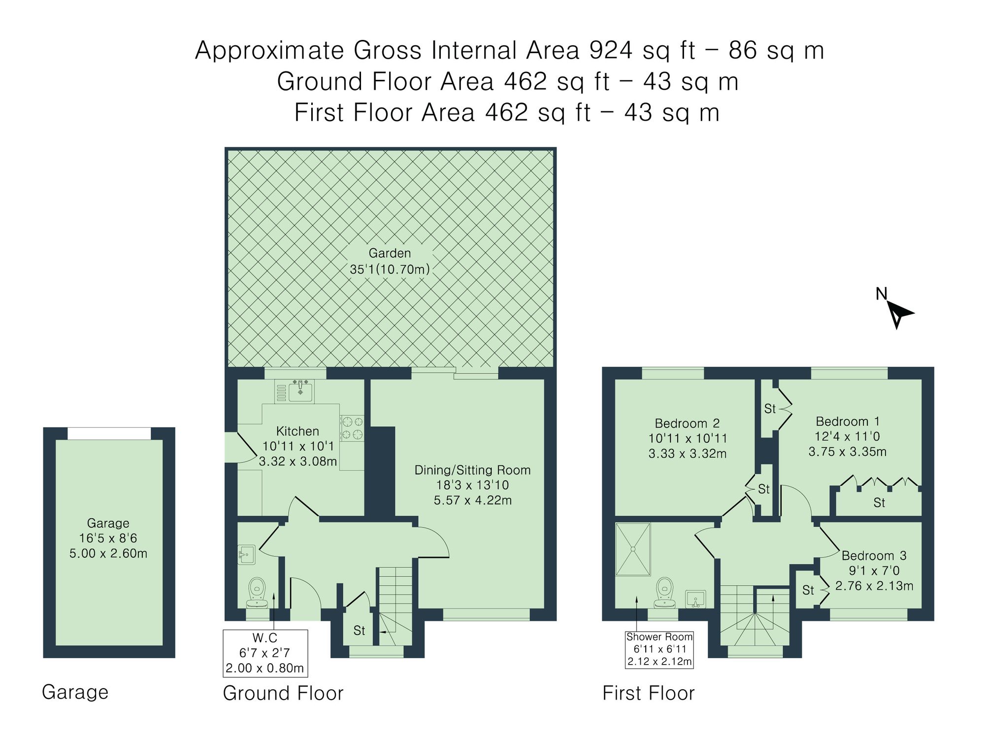 28 The Green, Oxford floorplan