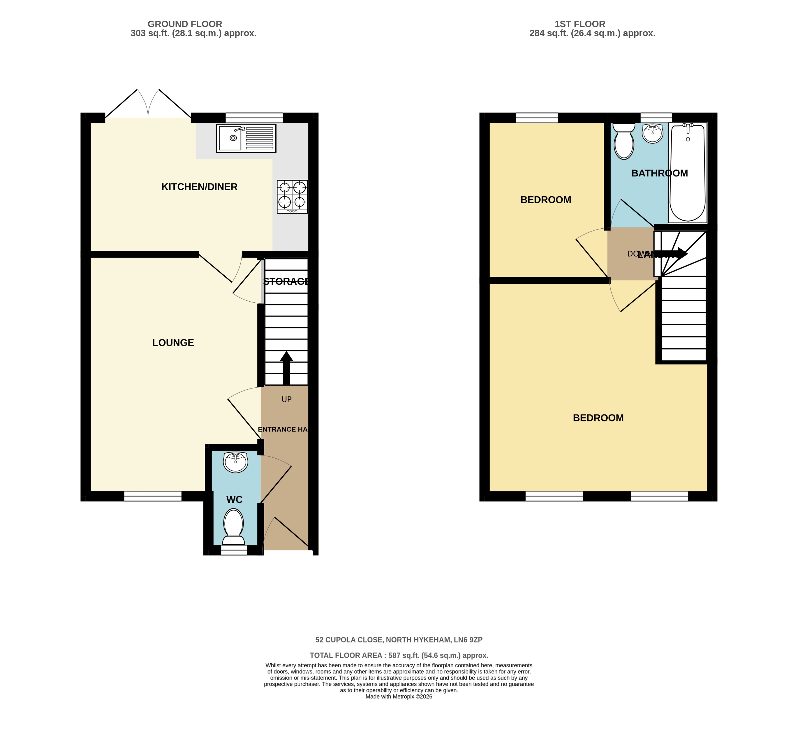 52, Cupola Close, North Hykeham floorplan