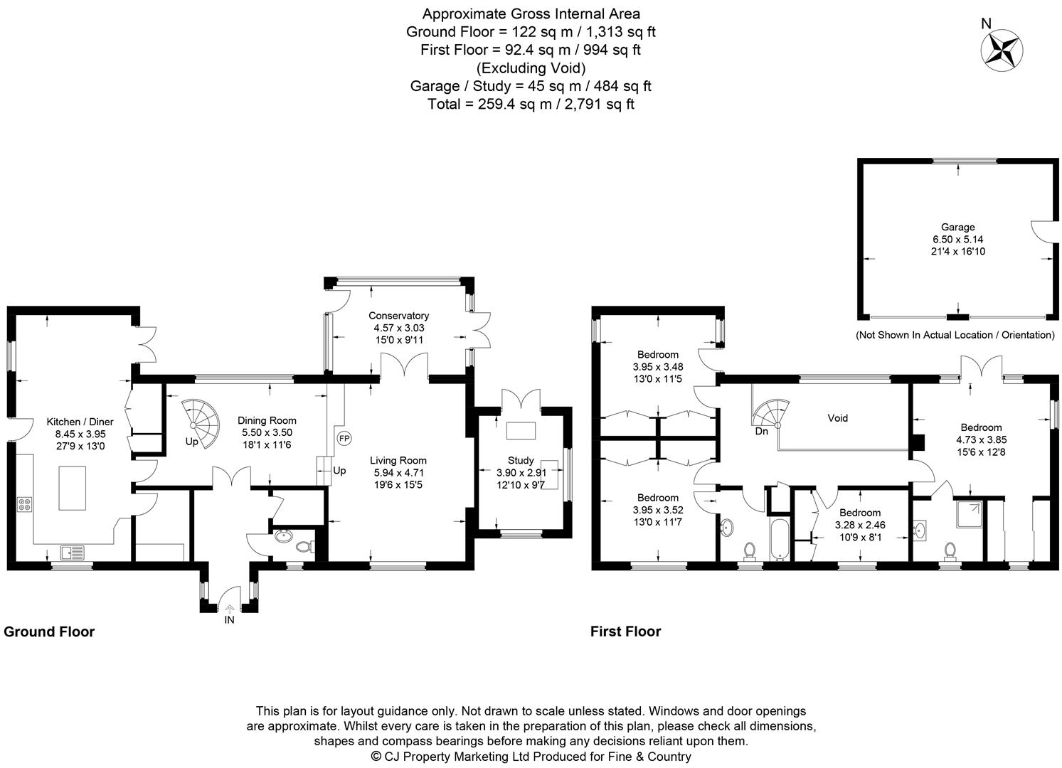 Allerton House, 2a, High Street, Stoke Goldington floorplan