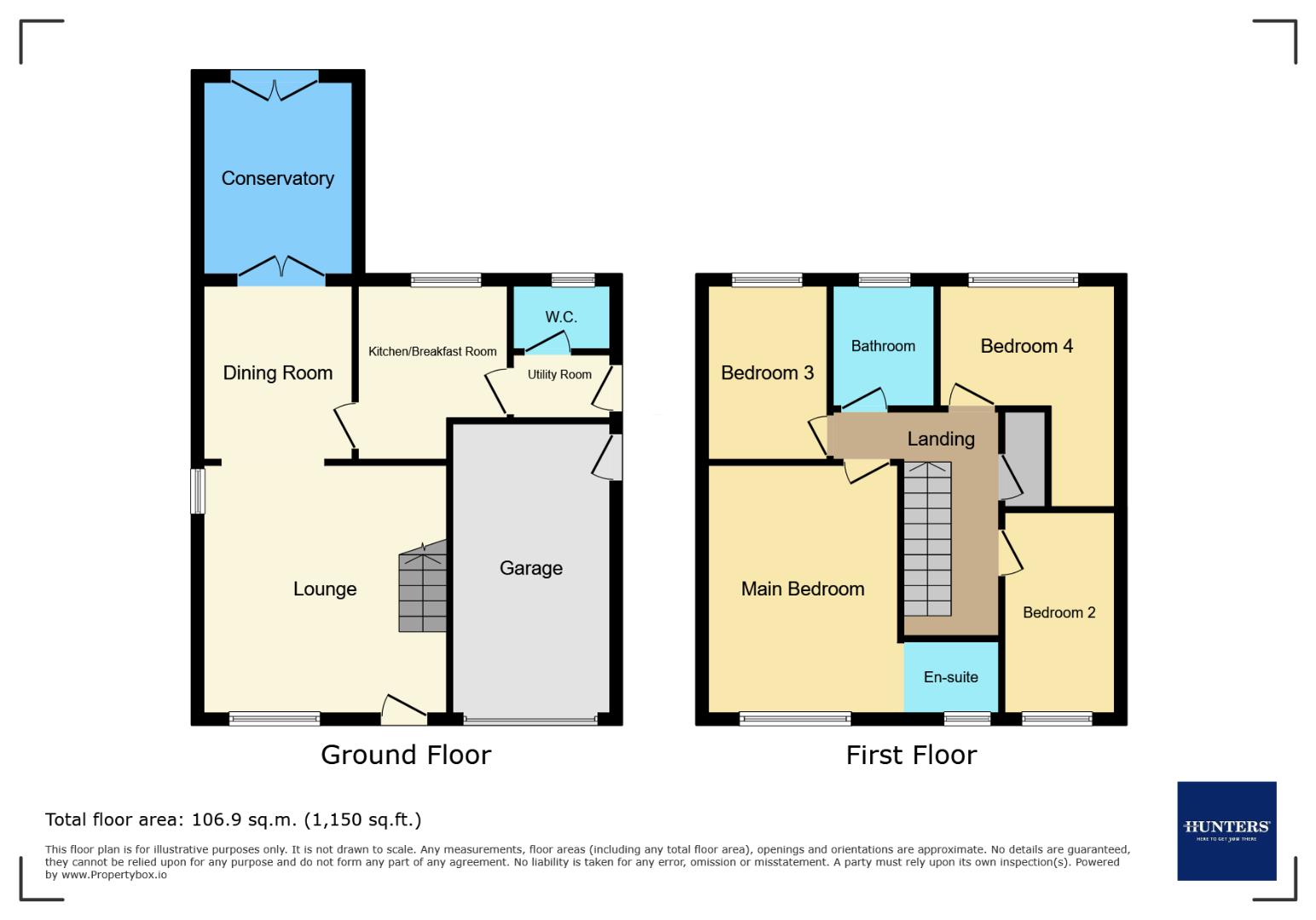 10, Ballantyne Way, Warrington floorplan