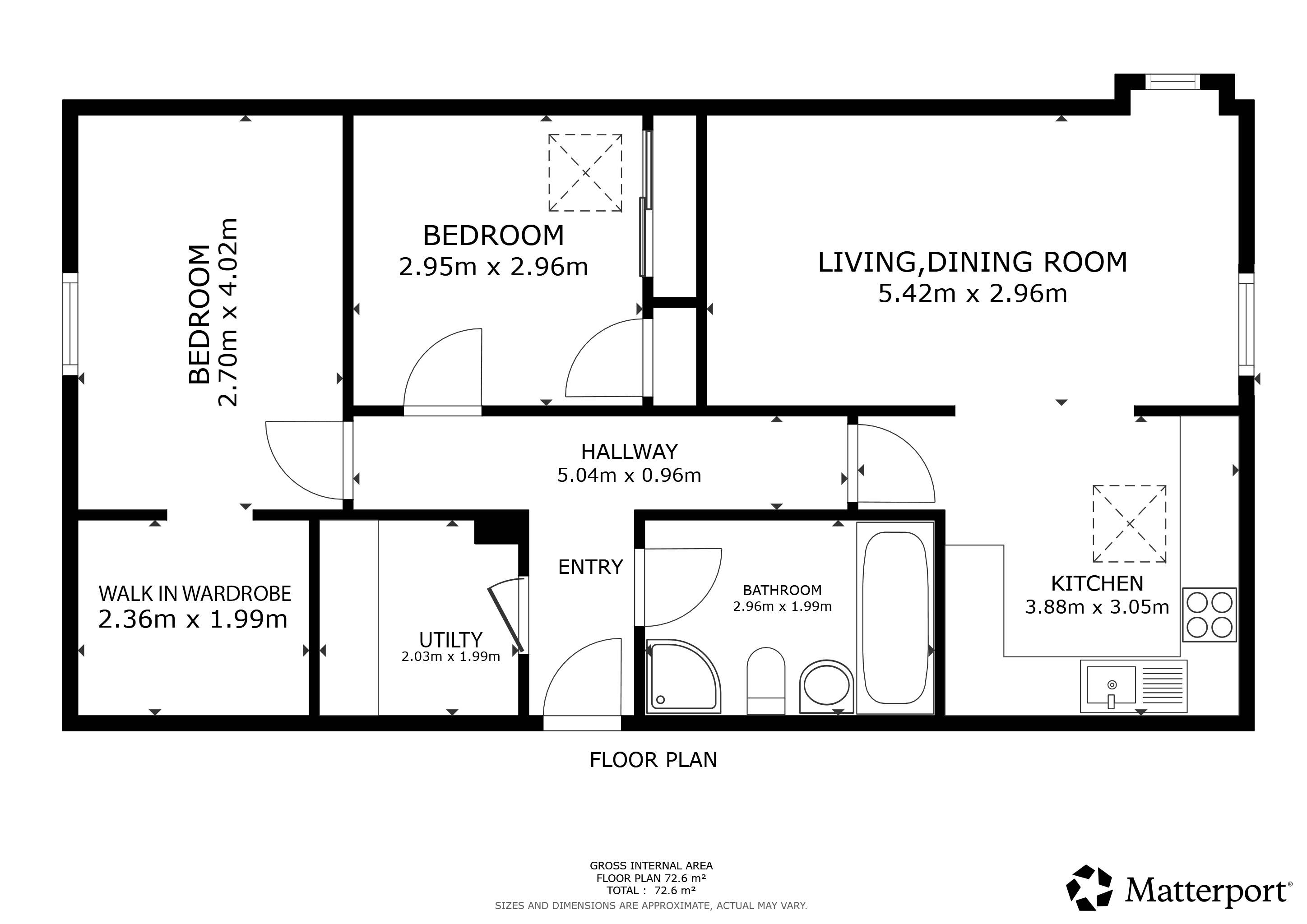 Flat 6, Imrie Court,, Back Street, Perth floorplan