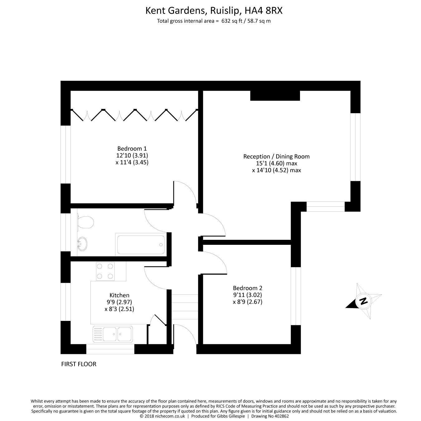 2 Bedrooms Maisonette for sale in Kent Gardens, Ruislip, Middlesex HA4