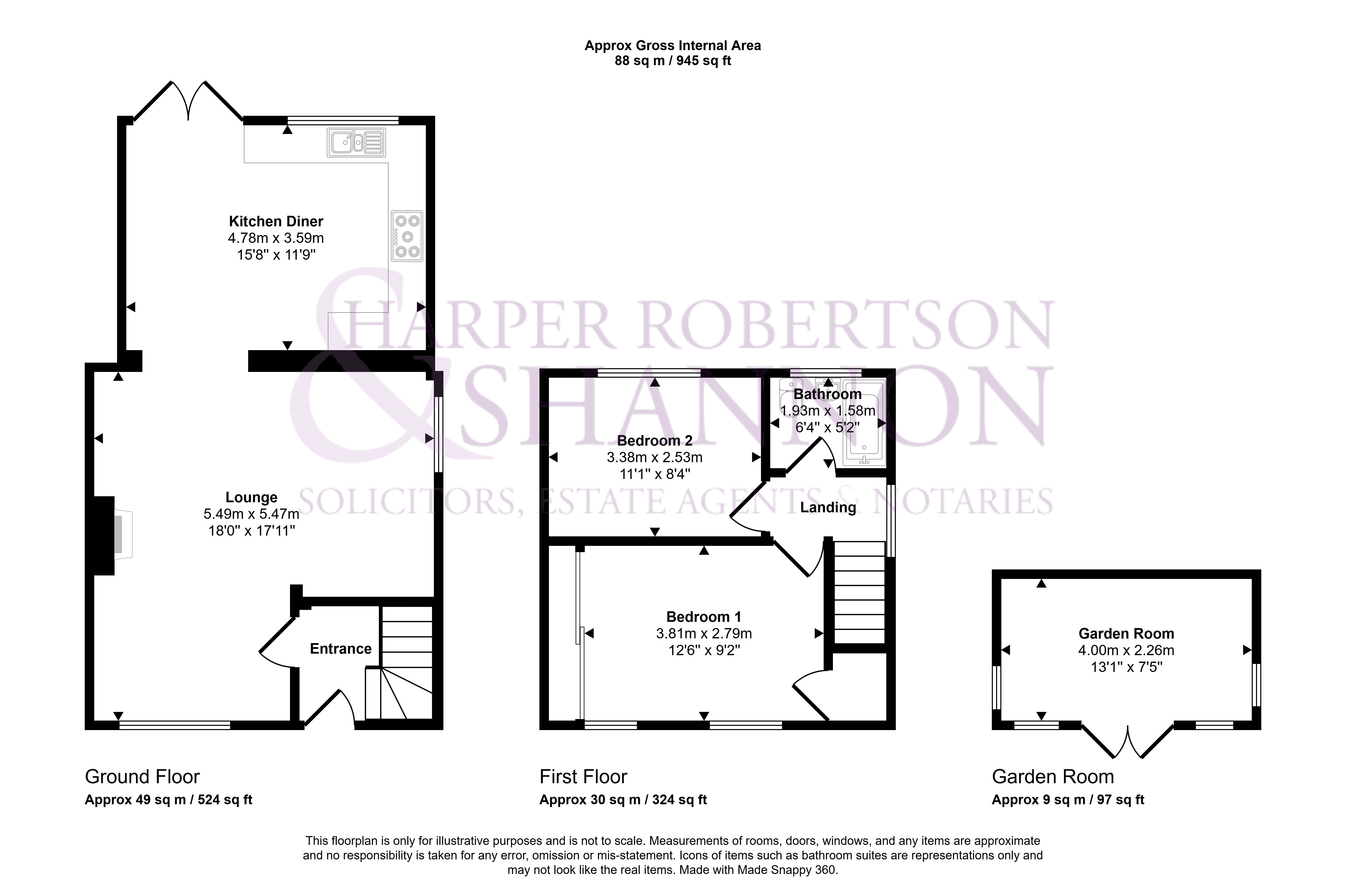10, Clapperton Road, Annan floorplan