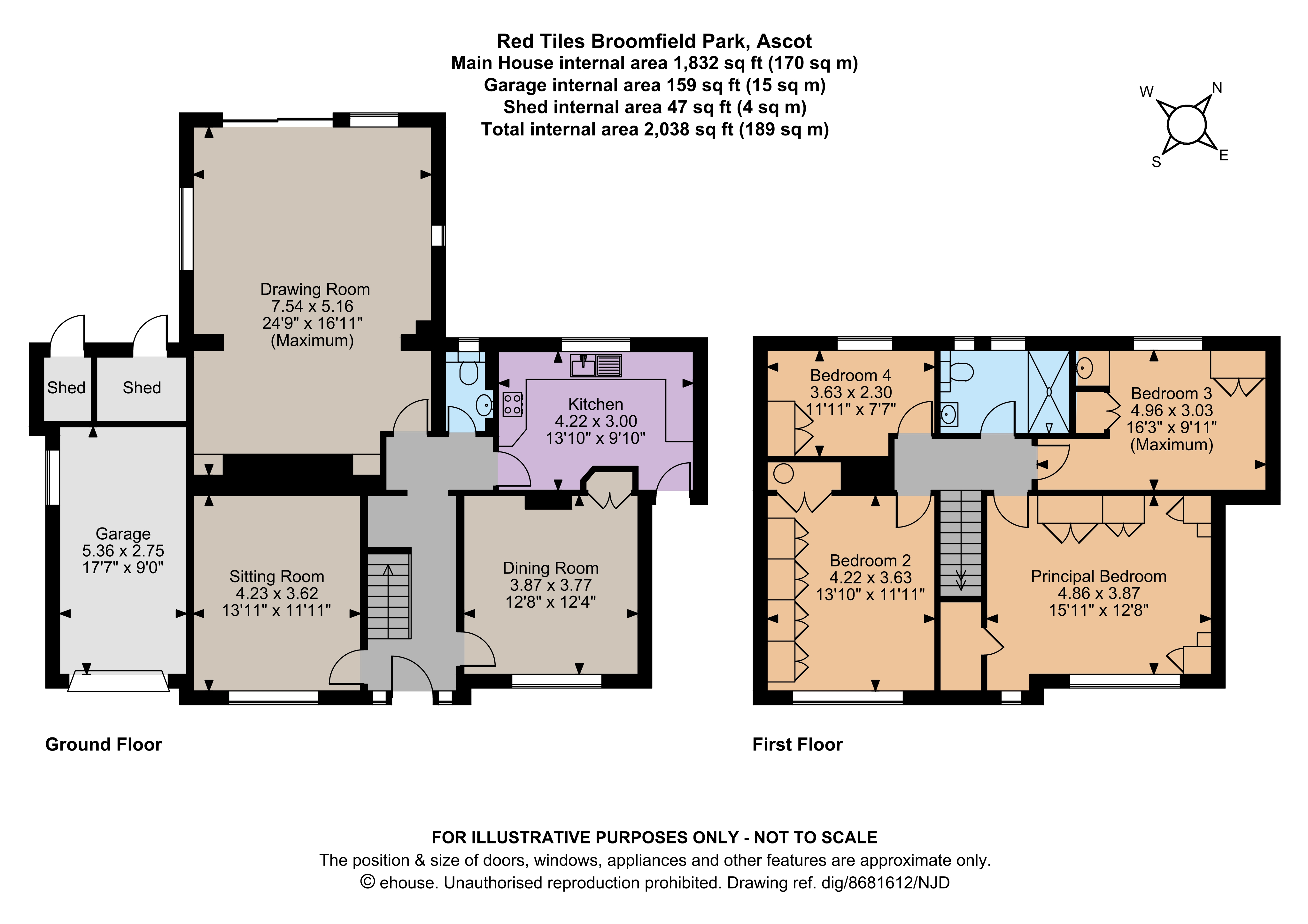 Red Tiles,, Broomfield Park, Berkshire floorplan