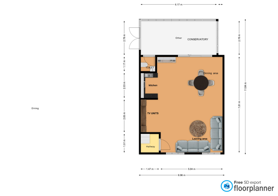 58, Duck street, Rushden floorplan