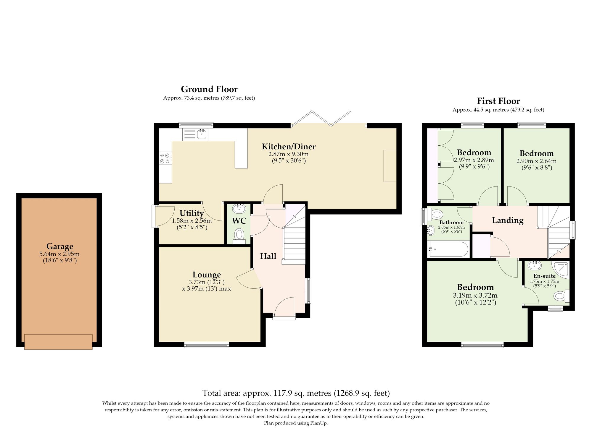 57 Howard's Way, Great Yarmouth floorplan