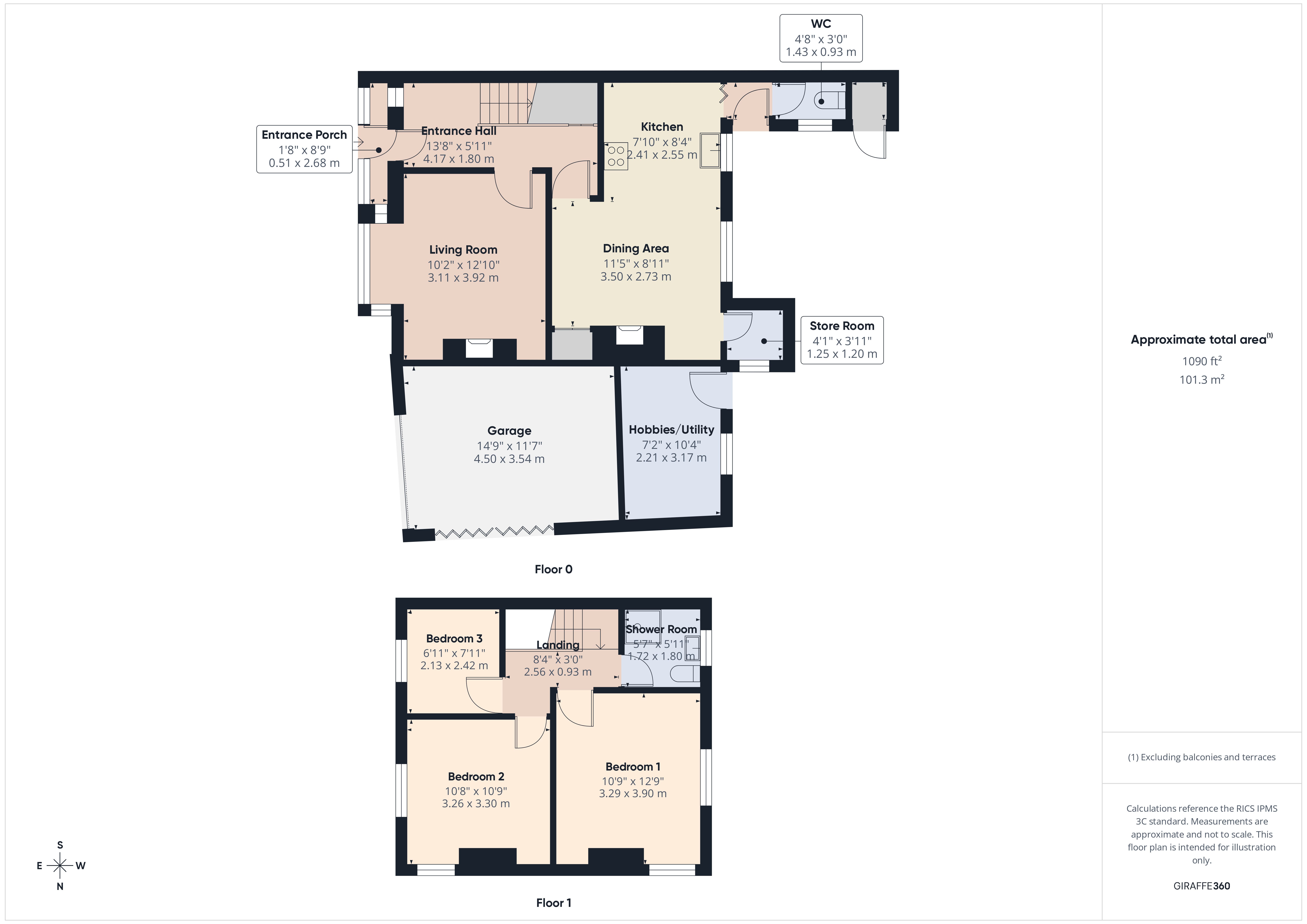 2, Fairfield Road, Cornwall floorplan