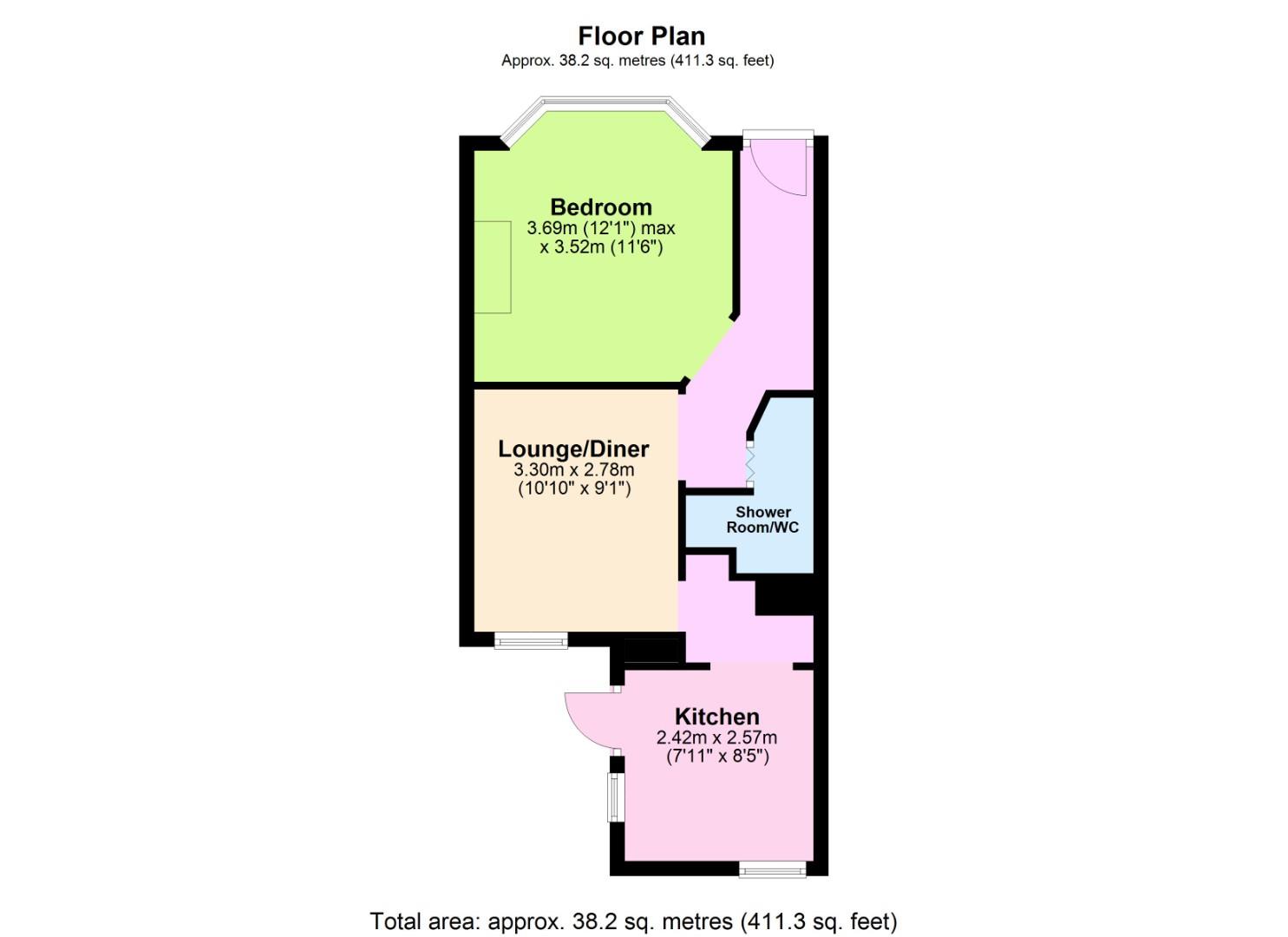 22a, Gordon Road, Brighton floorplan
