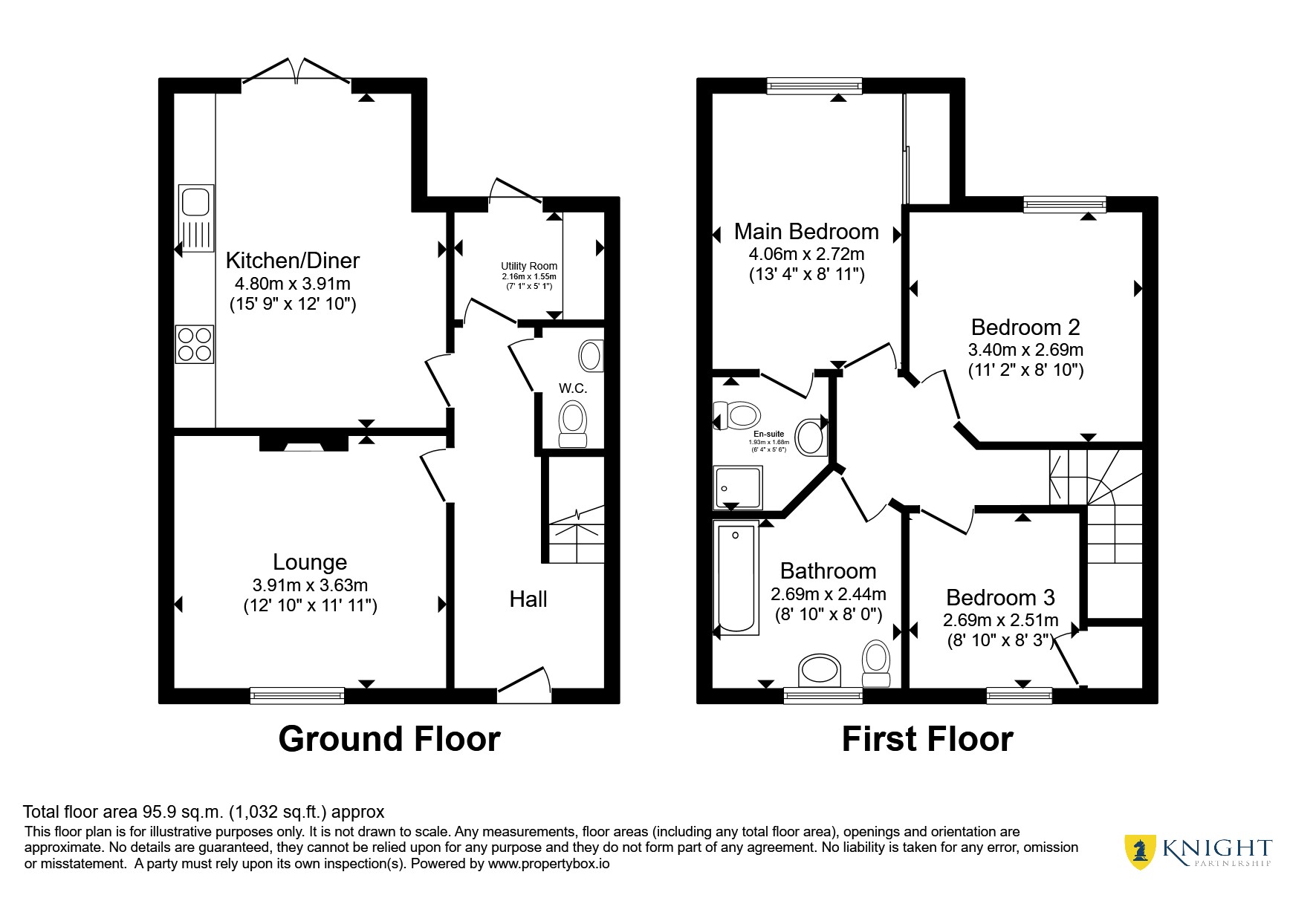 7, Field Close, Stamford floorplan