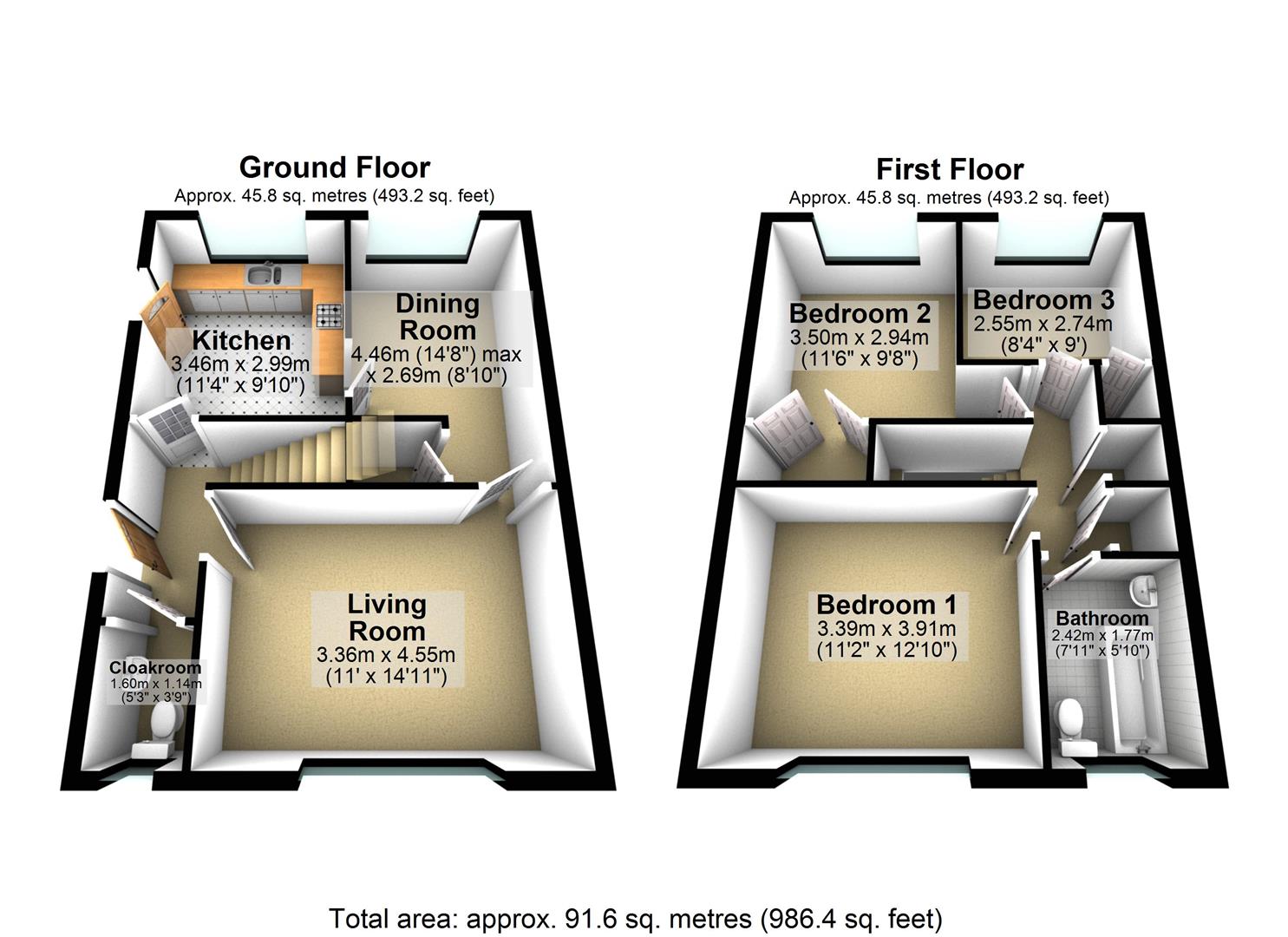 27, Erw Non, Llannon floorplan