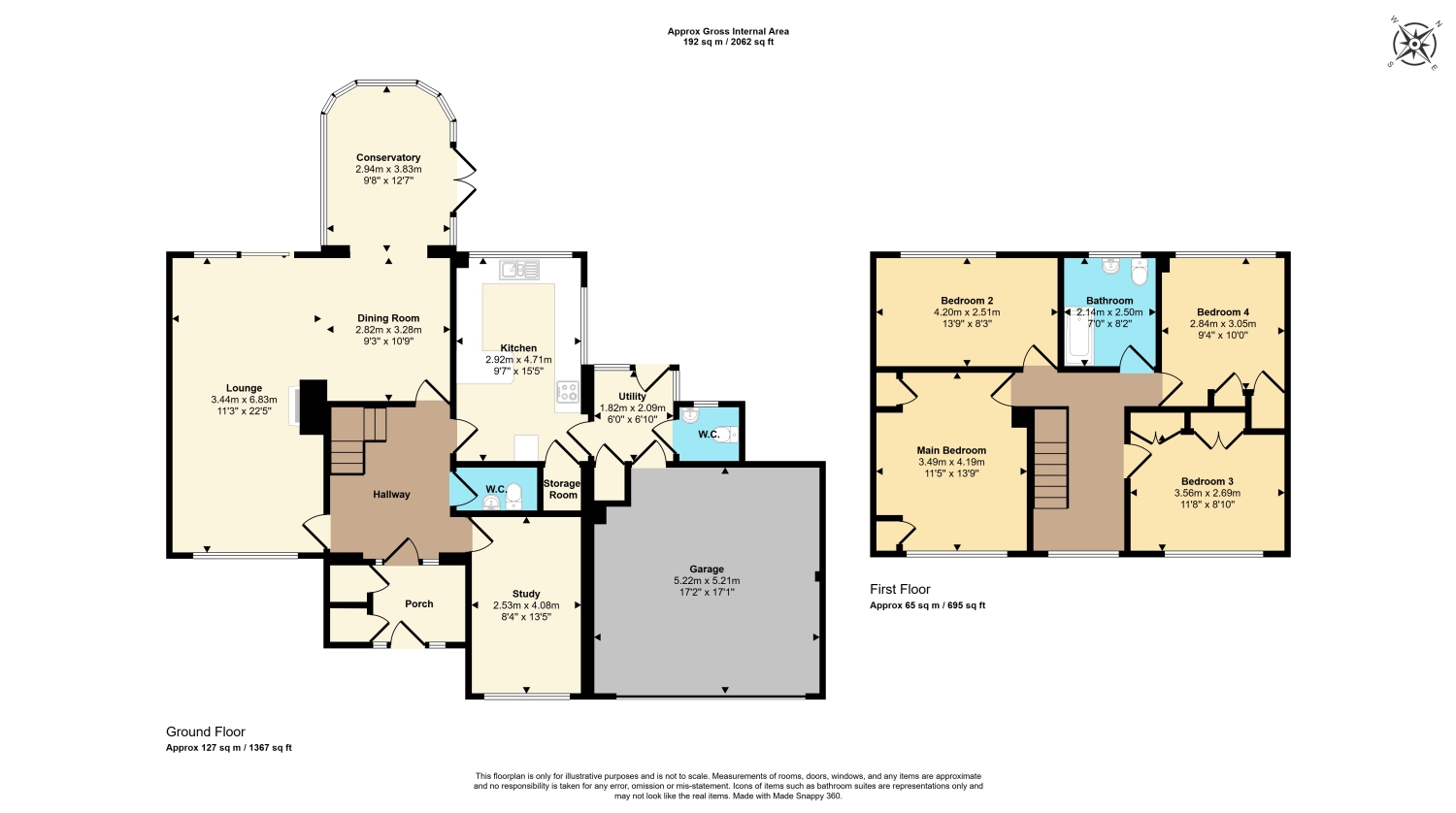 4, The Glebe Standlake, Witney floorplan