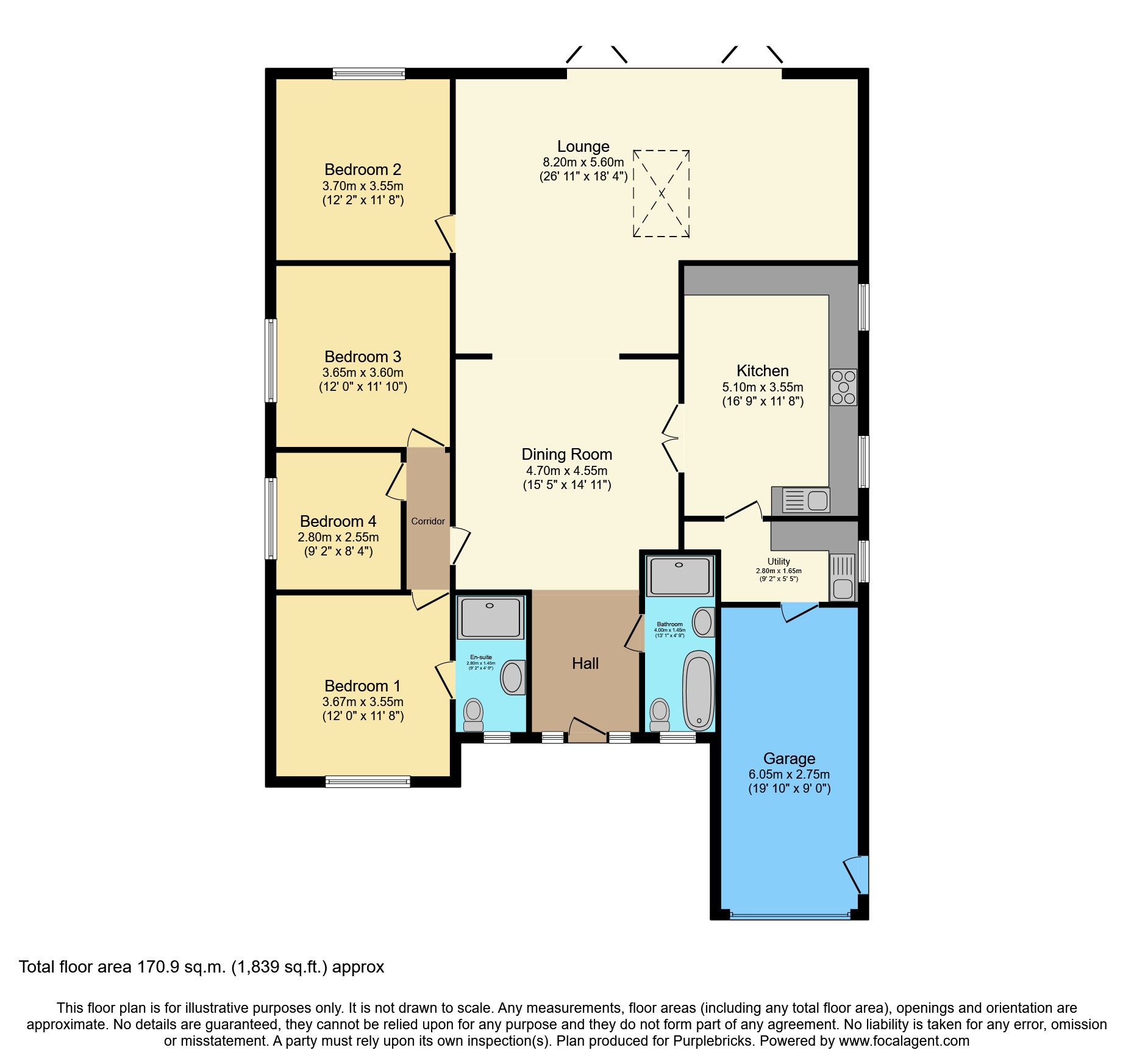 10, Bridle Path, Reading floorplan