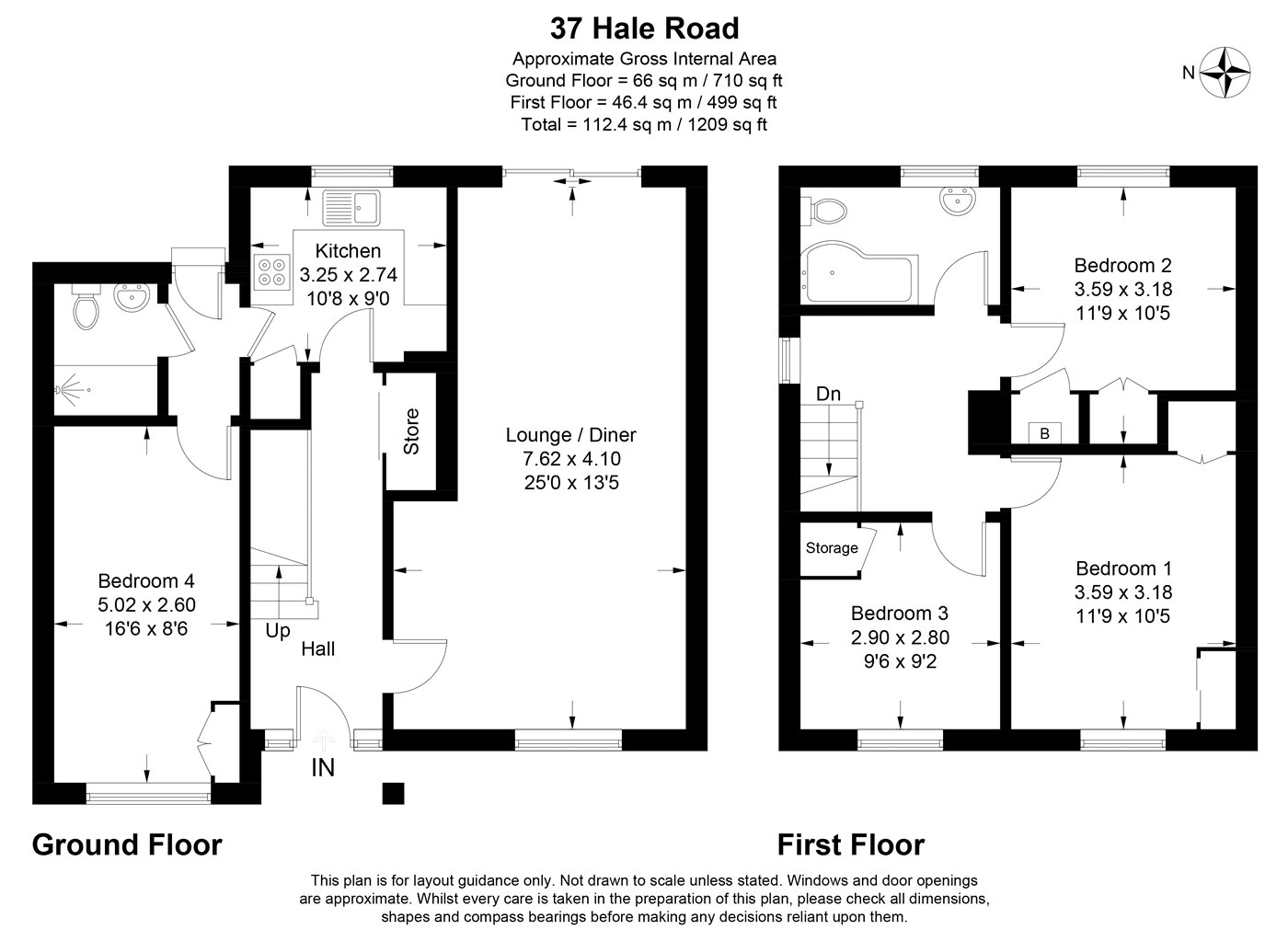 37, Hale Road, Sleaford floorplan