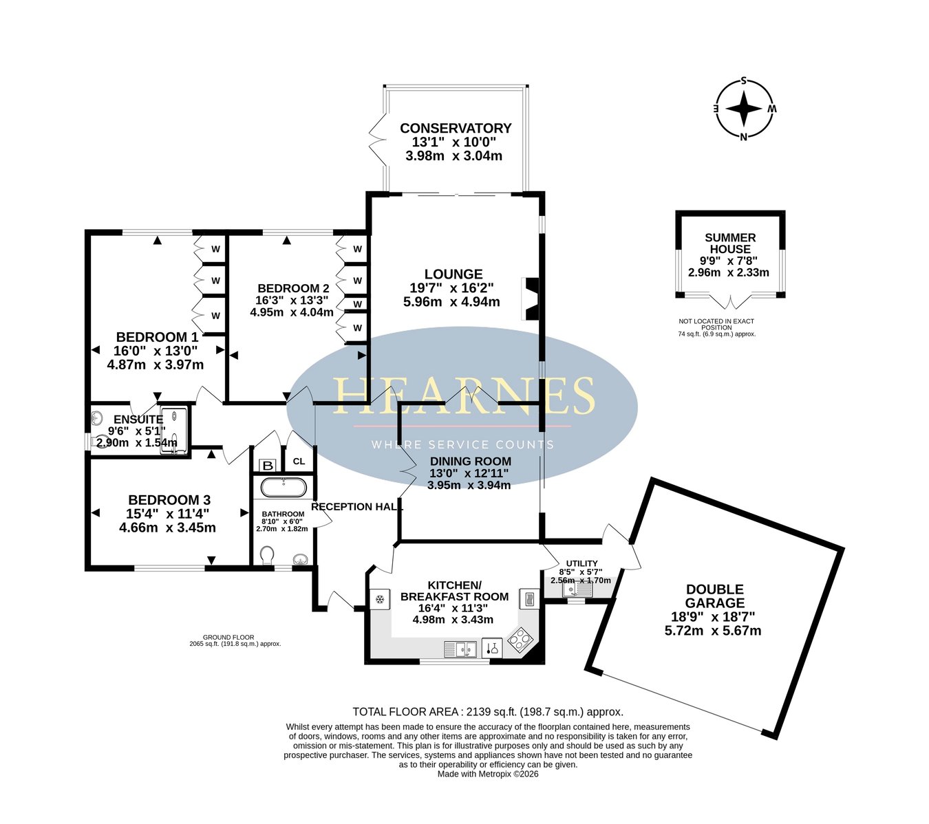 146, Golf Links Road, Ferndown floorplan