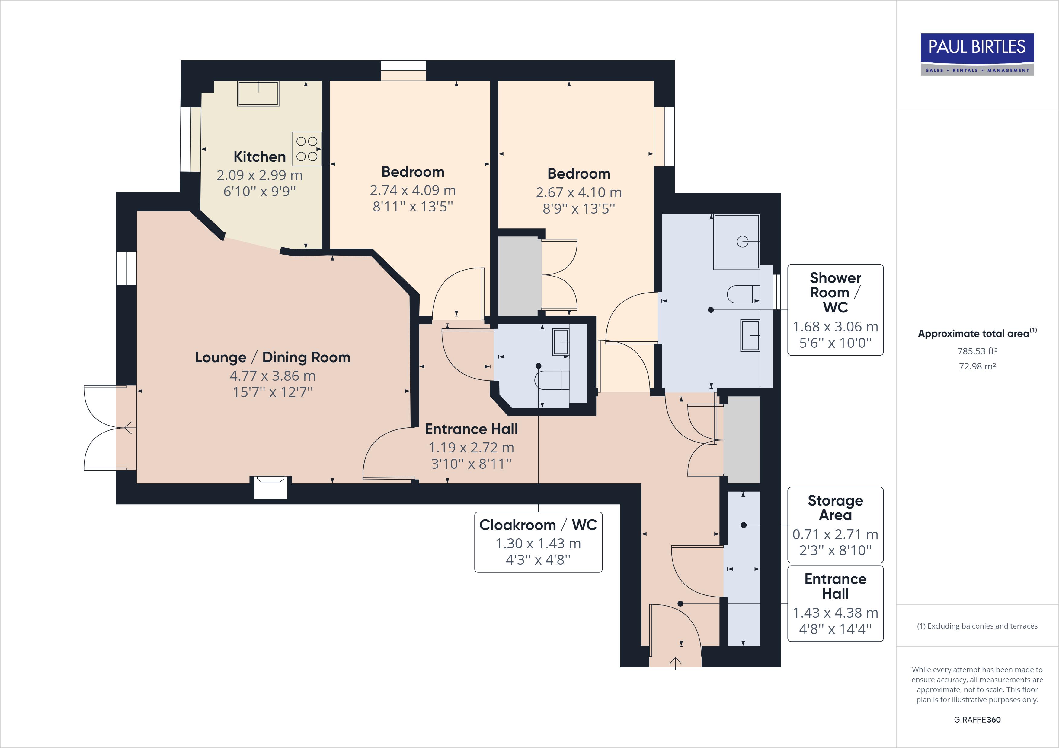 Adlington House, 185 Moorside Road, Urmston, Trafford M41, 2 bedroom