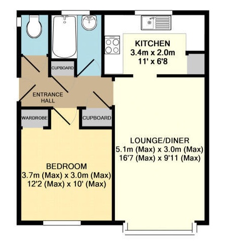 143, Egmont Road, Dorset floorplan