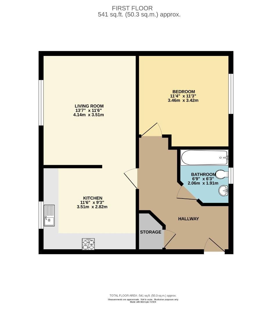 1 bed flat for sale in Richards Street, Woodford, Stockport SK7