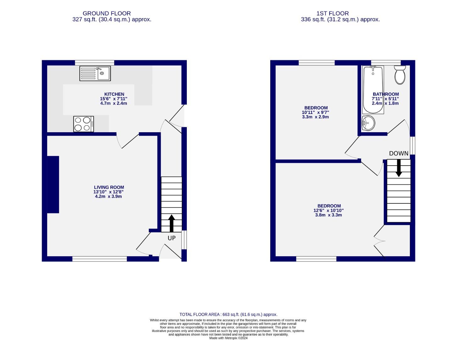 5, Bridge Road, York floorplan