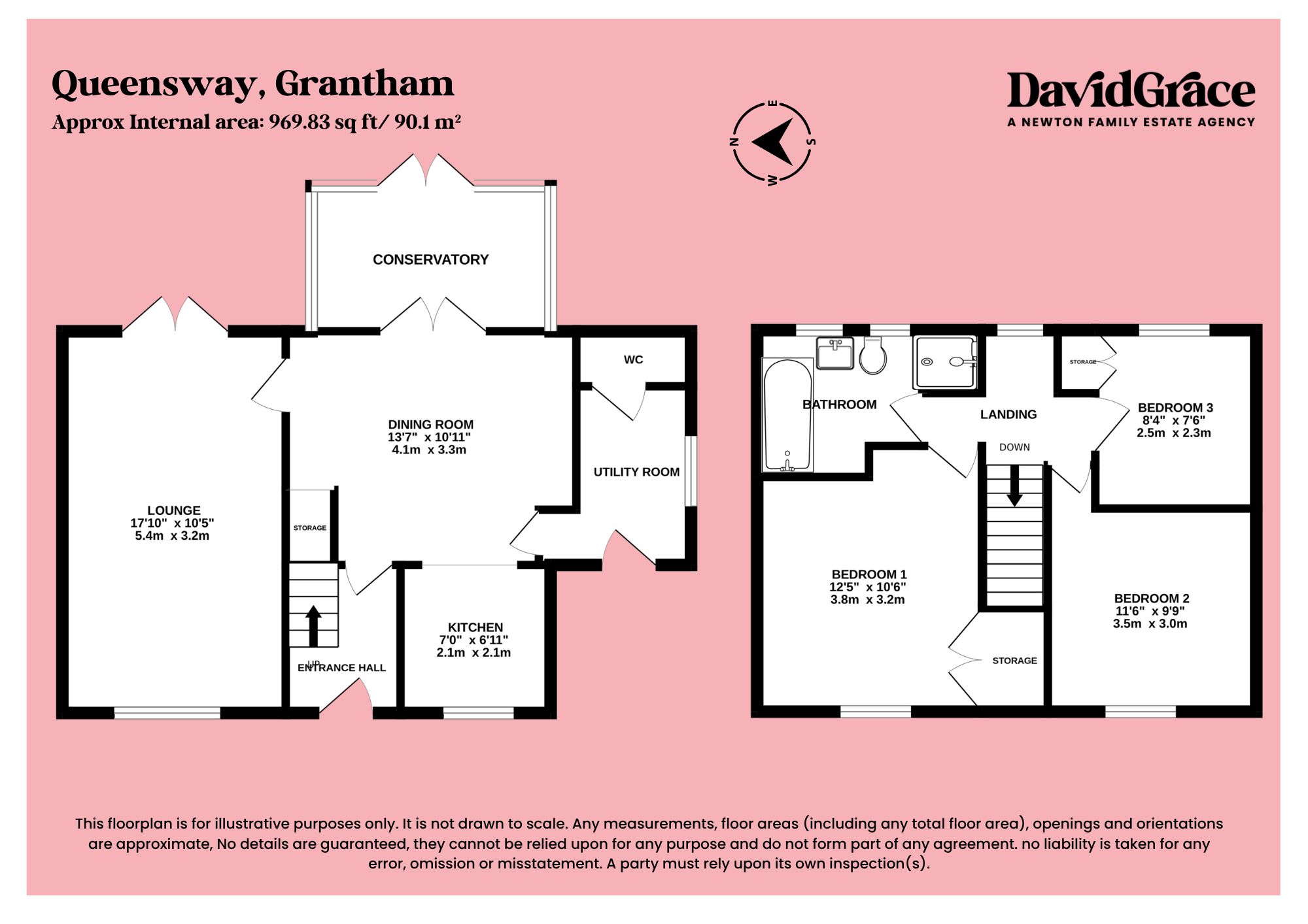 42 Queensway, Grantham floorplan