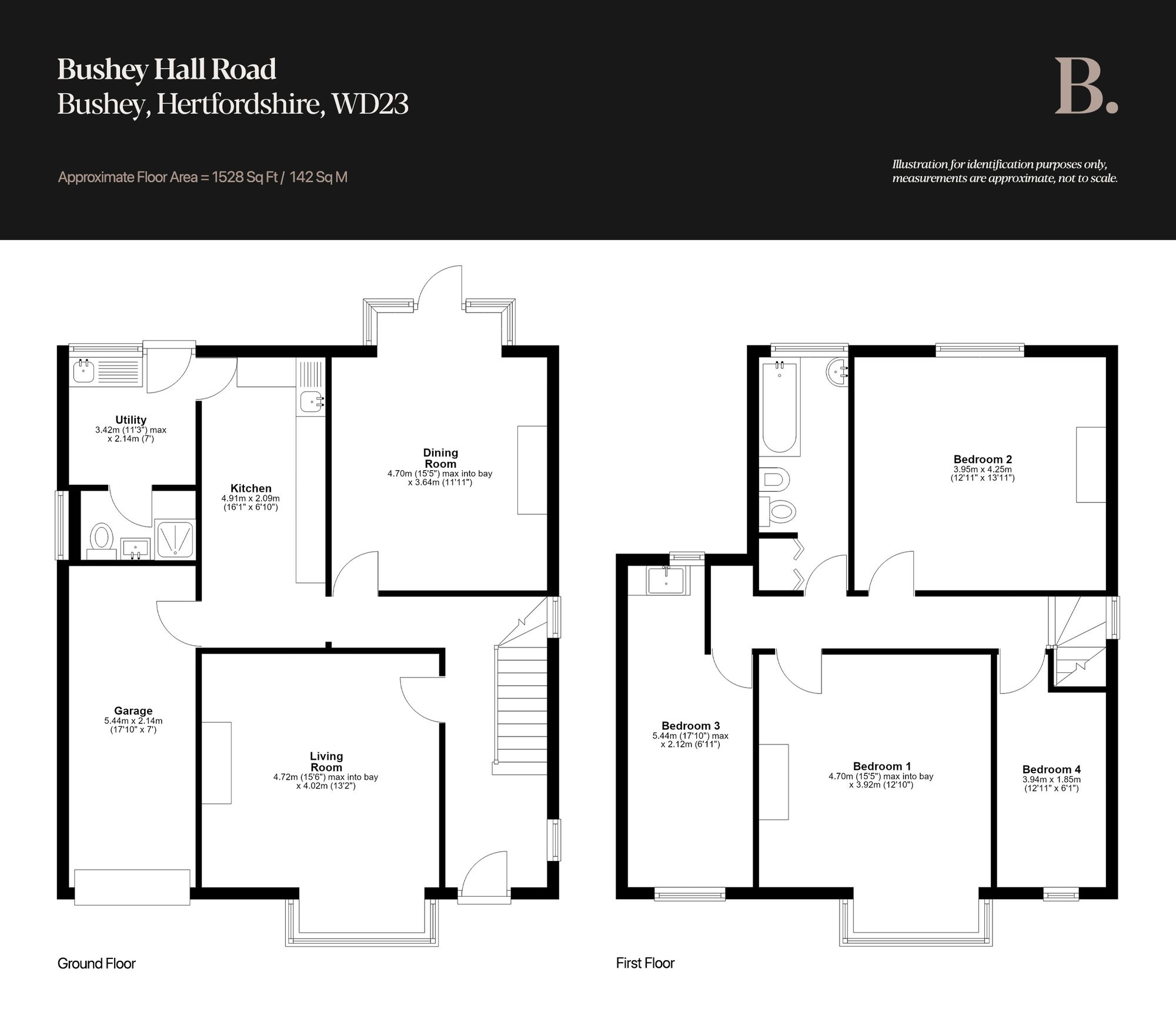 54 Bushey Hall Road, Bushey floorplan
