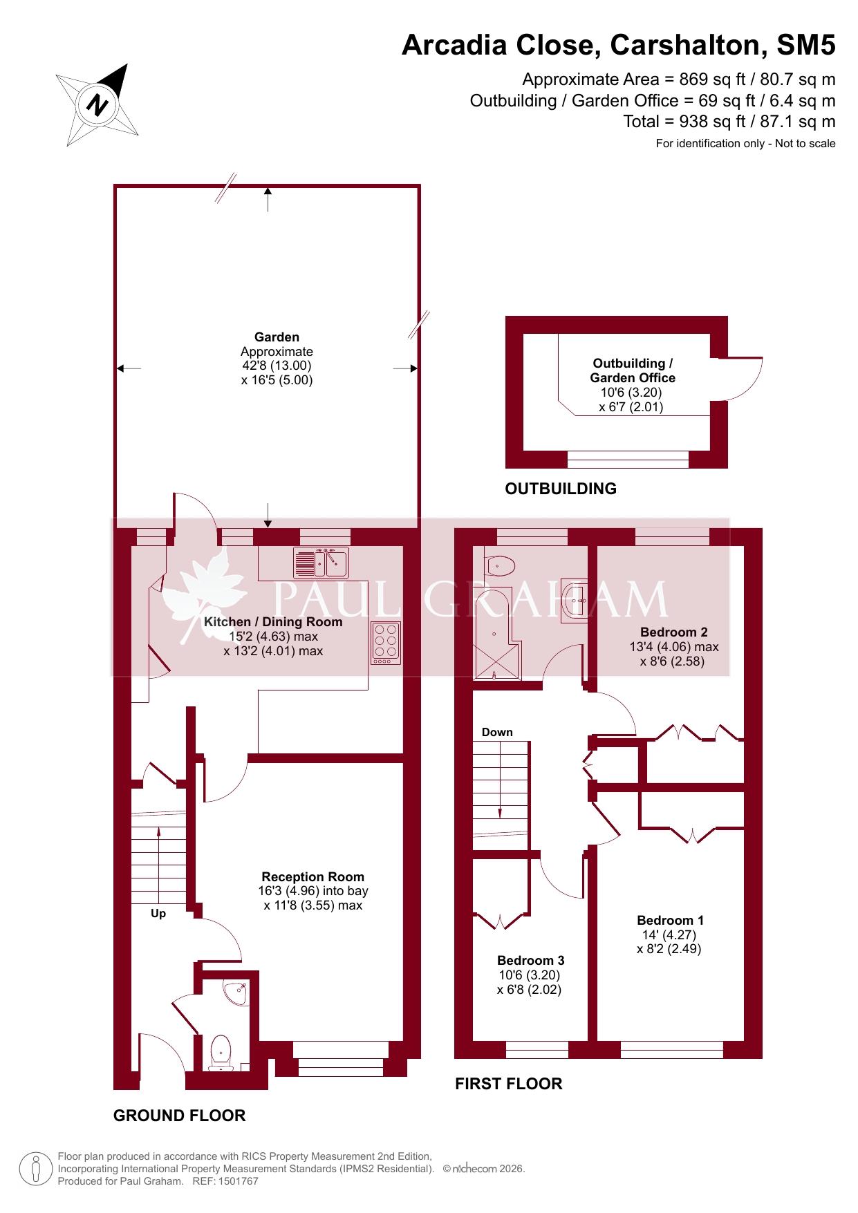 18, Arcadia Close, Carshalton floorplan